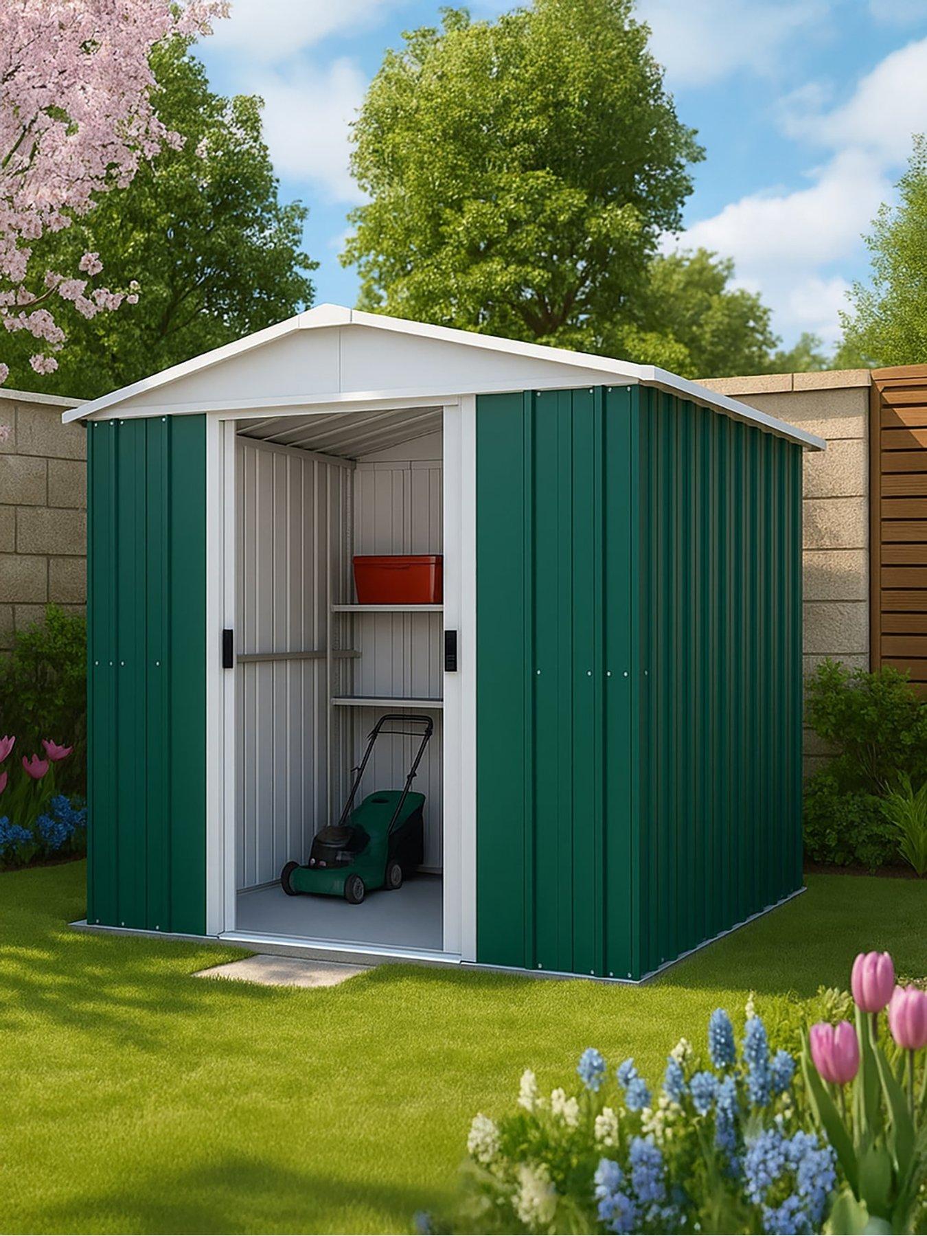 Yardmaster 6 X 6 Ft Apex Roof Metal Shed