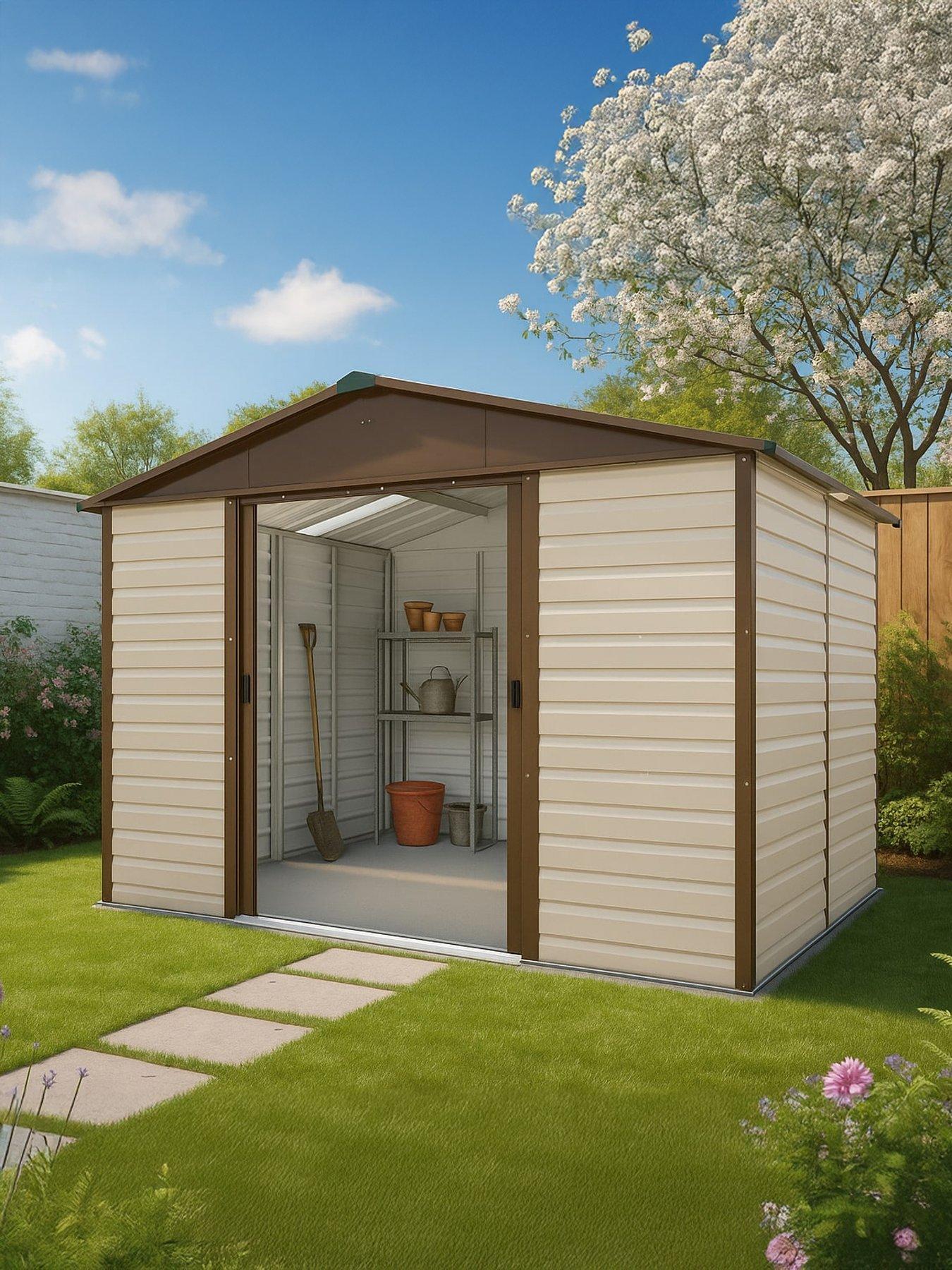 Image 1 of 6 of Yardmaster 10 X 8 ft Shiplap Metal Shed