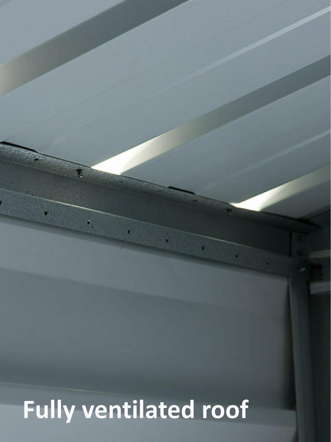 Image 4 of 6 of Yardmaster 10ft X 13ft Castleton Apex Roof Metal Shed