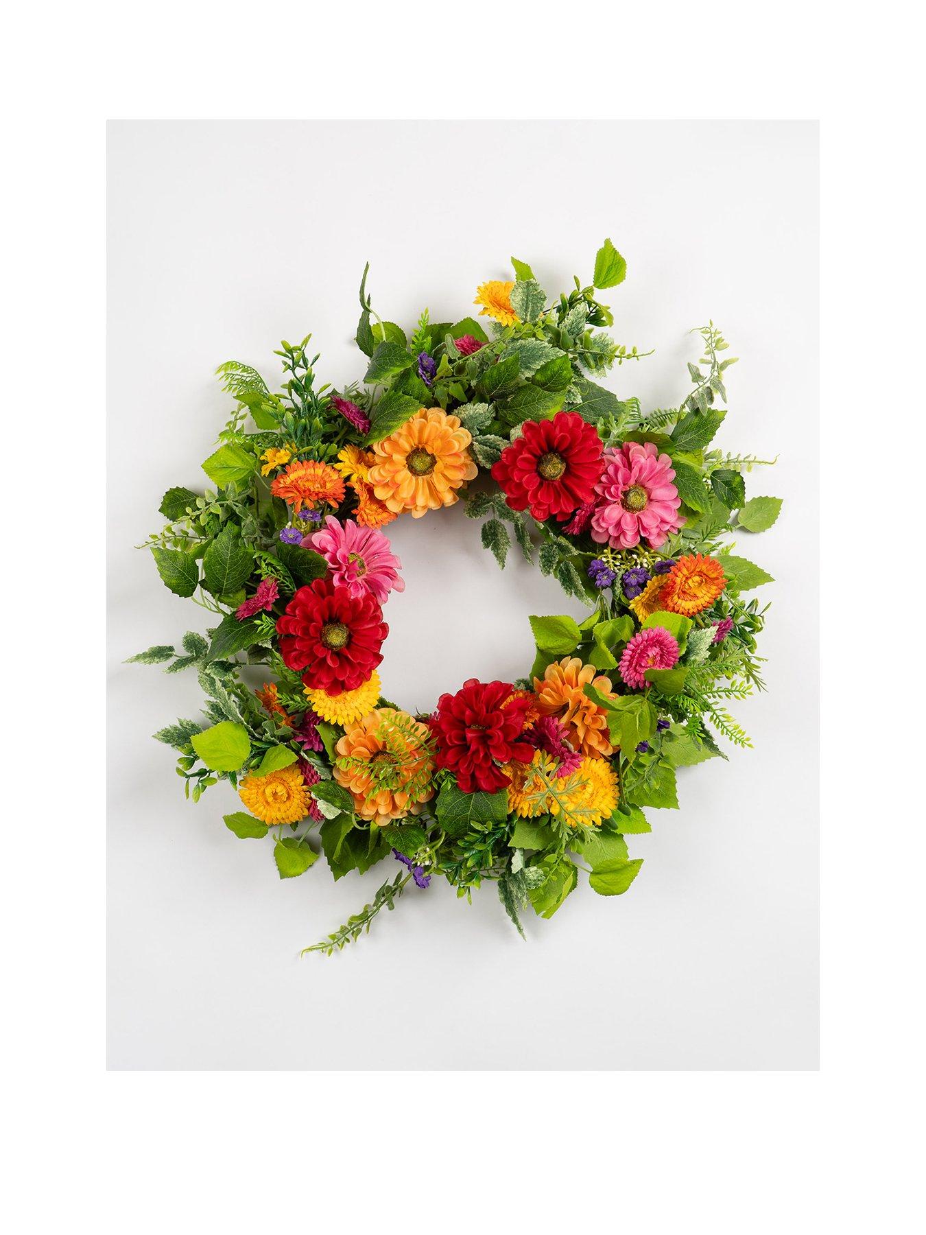 Image 2 of 3 of Scottish Everlastings 60cm Multi Floral Wreath