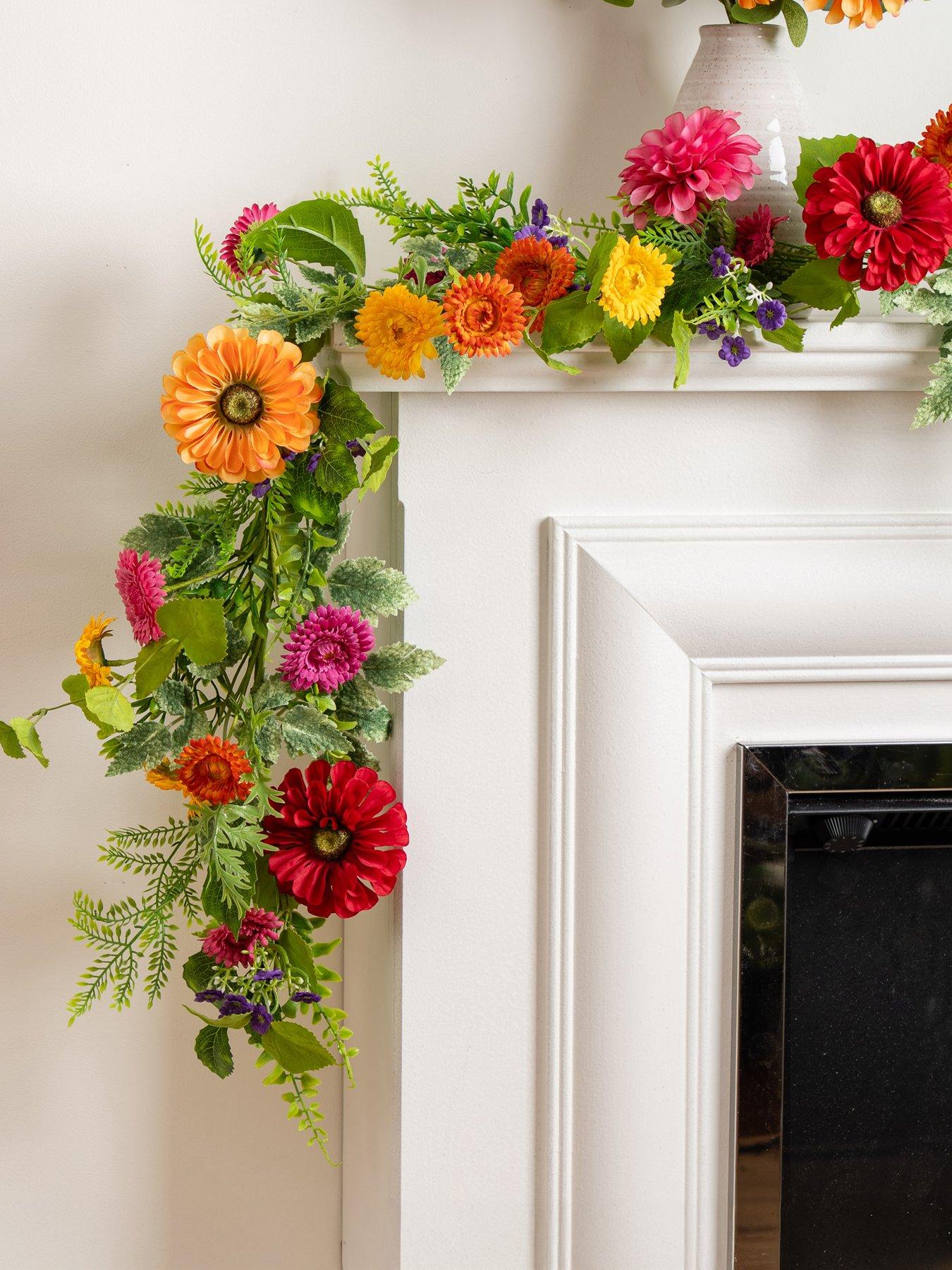 Scottish Everlastings 155cm Multi Floral Garland