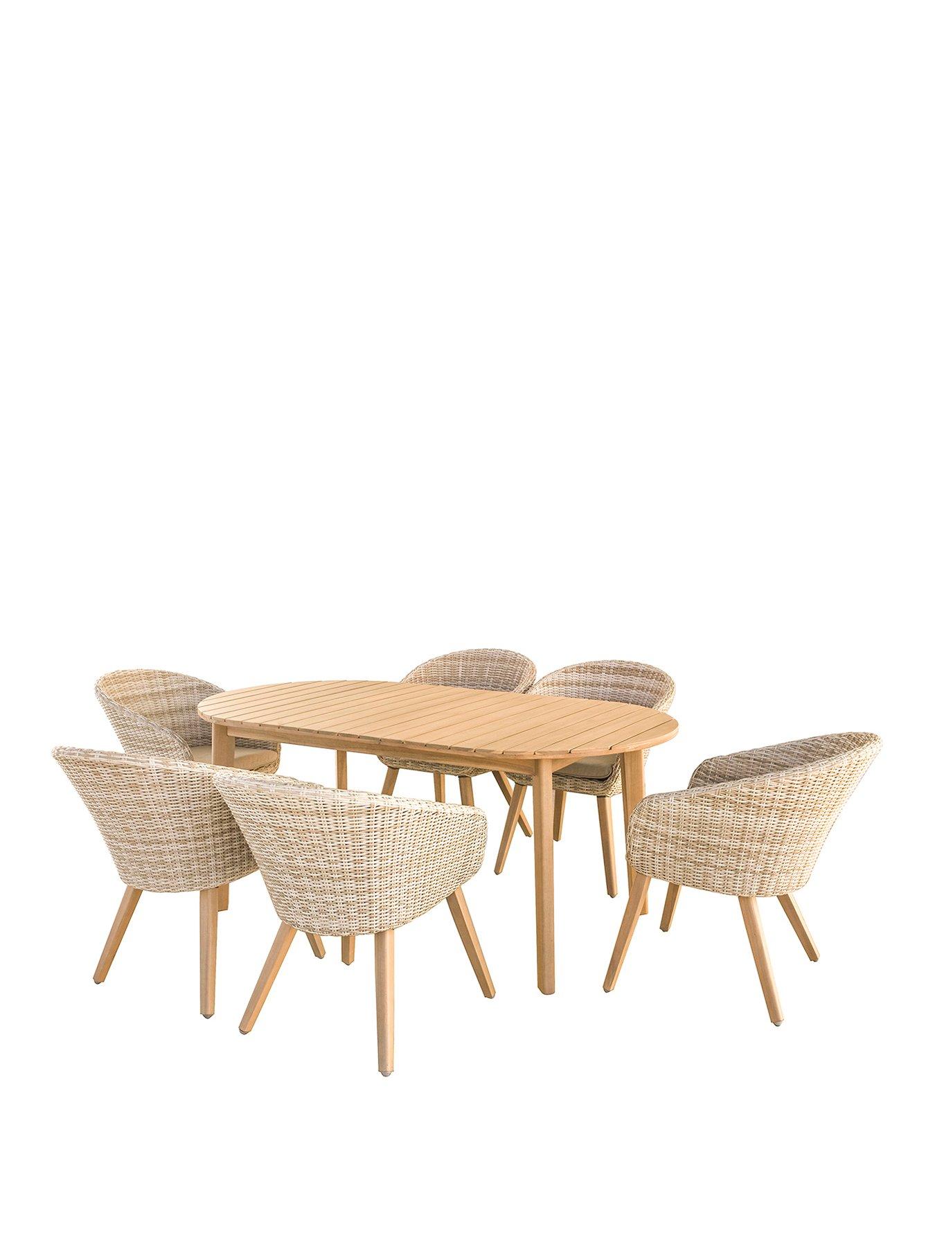 Image 2 of 6 of Pacific Cabon Outdoor 6 Seater Dining Set
