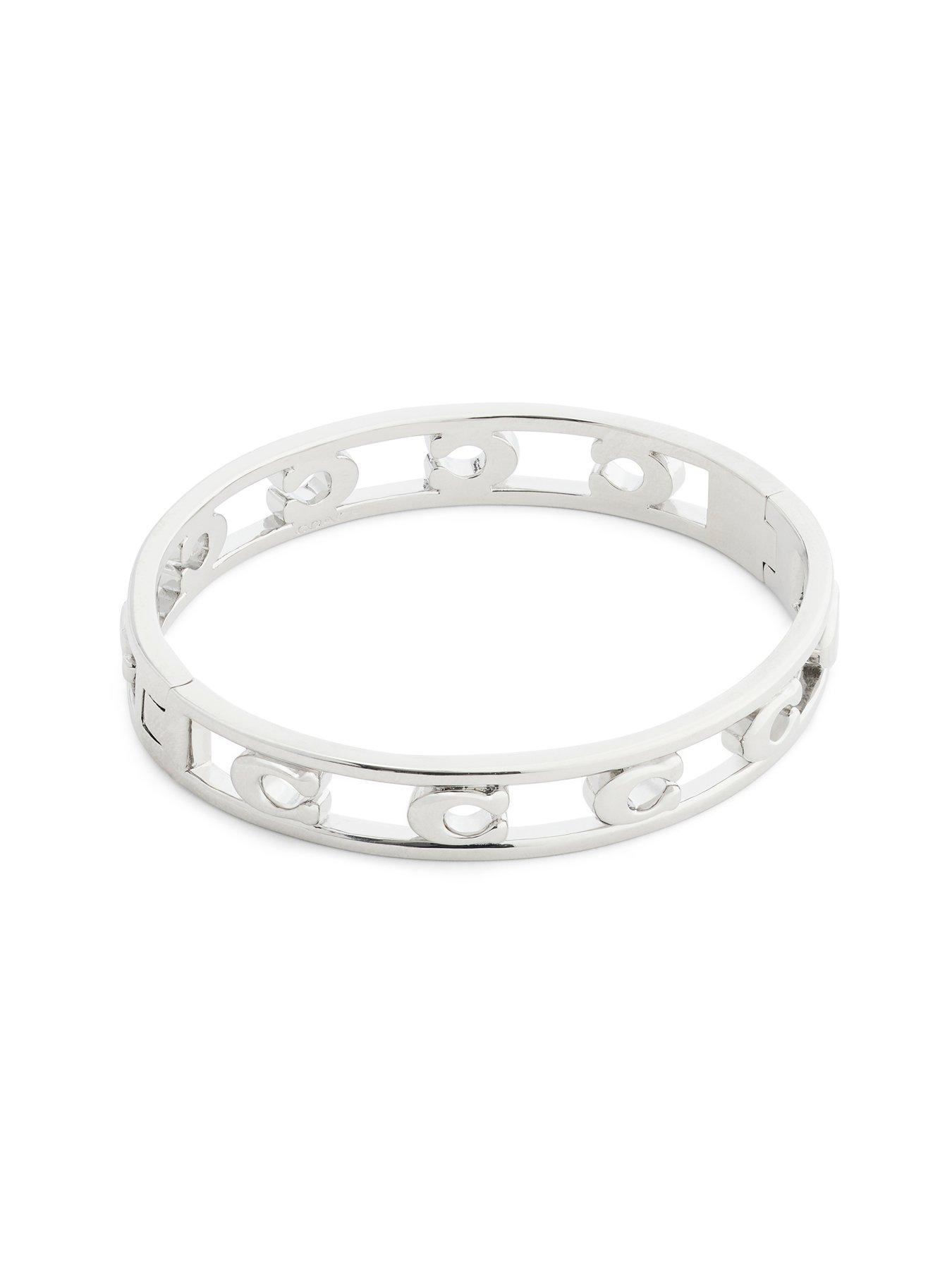 Image 2 of 4 of COACH Open Enamel C Hinged Bangle