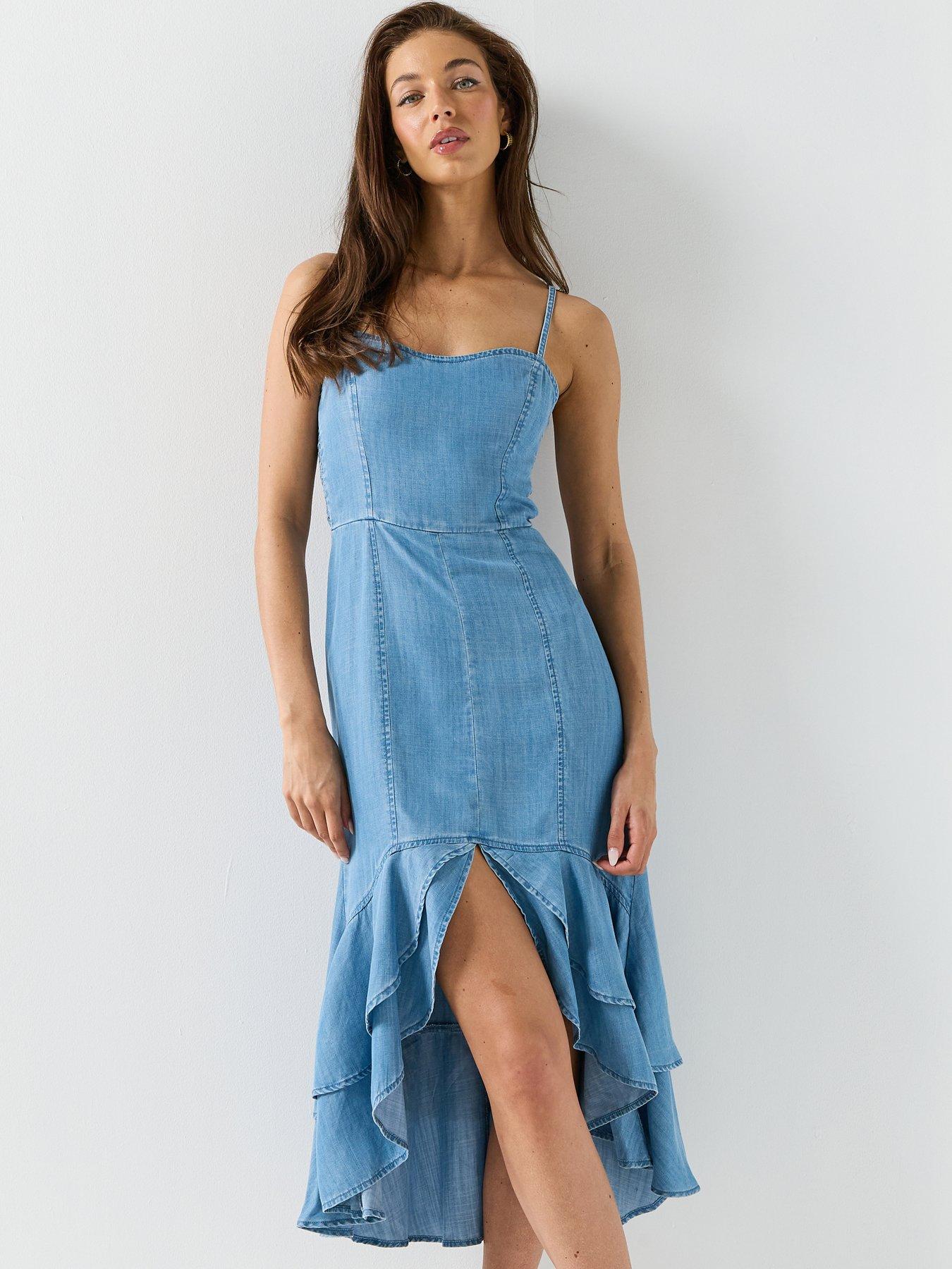 Guess Marina Denim Dress - Blue