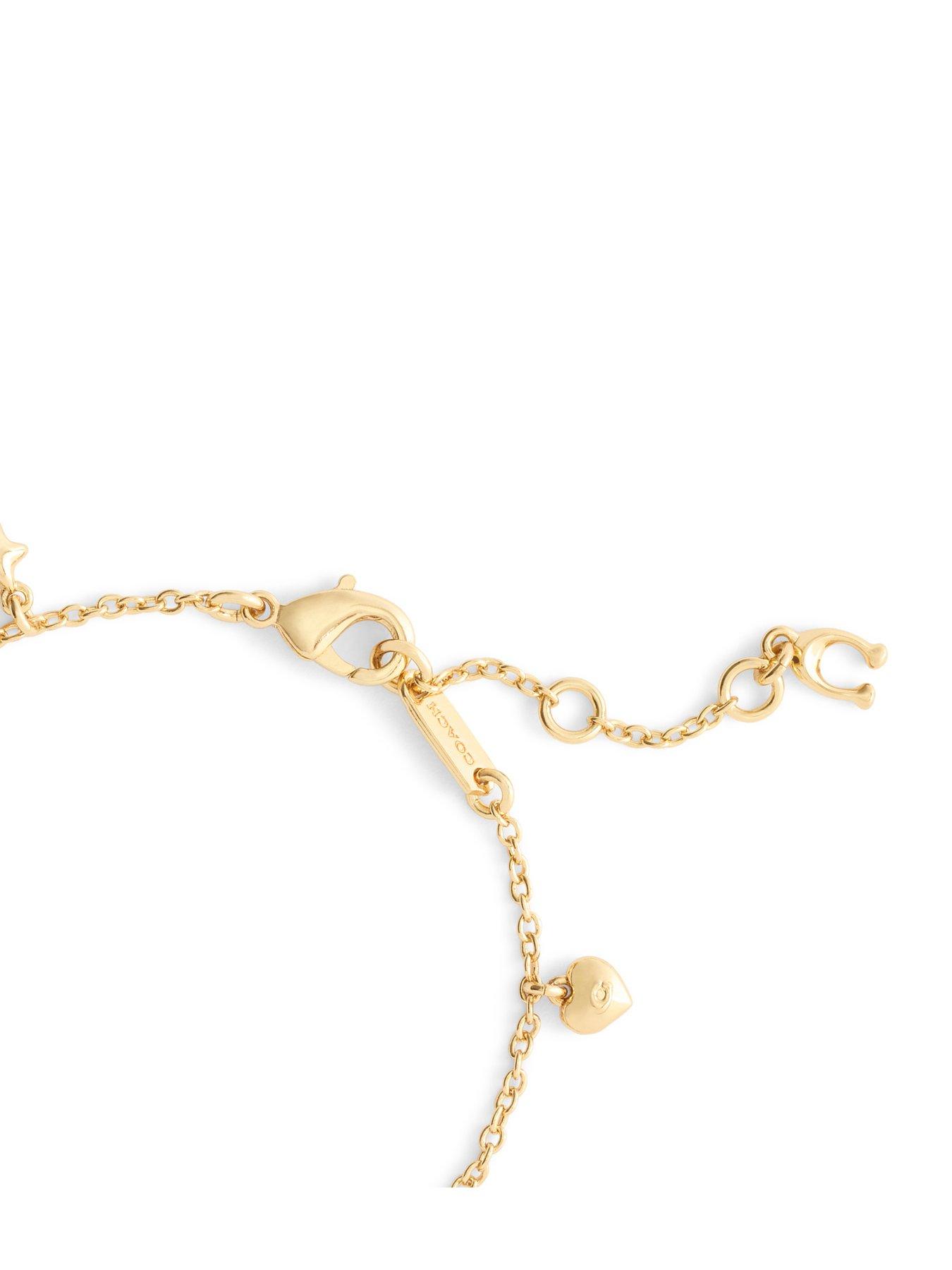 Image 2 of 3 of COACH Classic Mini Charm Bracelet - Gold