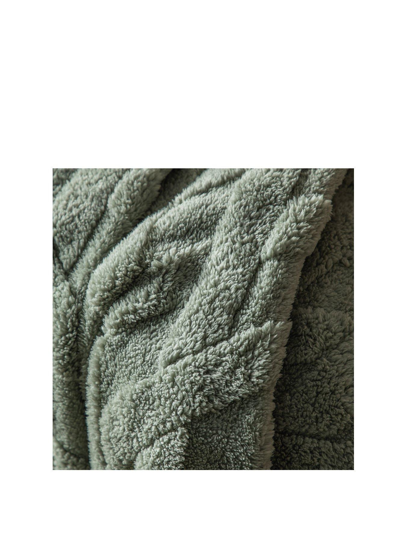 Image 2 of 3 of Gallery Direct Textures Cross Knit Aspen Green 130x170cm