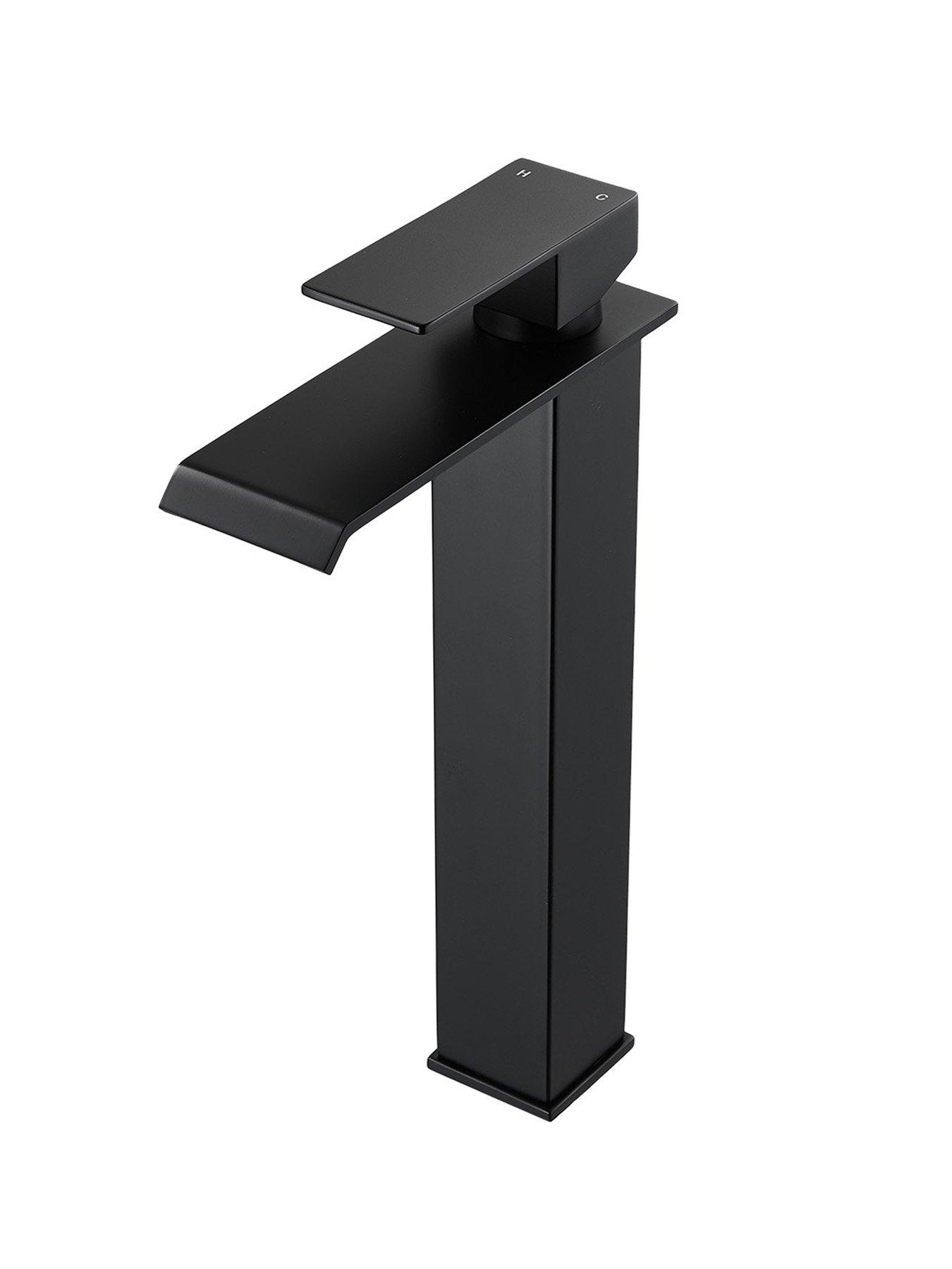 Image 3 of 7 of Living and Home Black 304 Stainless Steel Basin Mixer Tap
