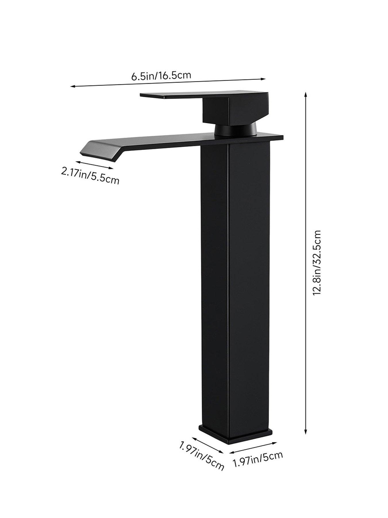 Image 7 of 7 of Living and Home Black 304 Stainless Steel Basin Mixer Tap
