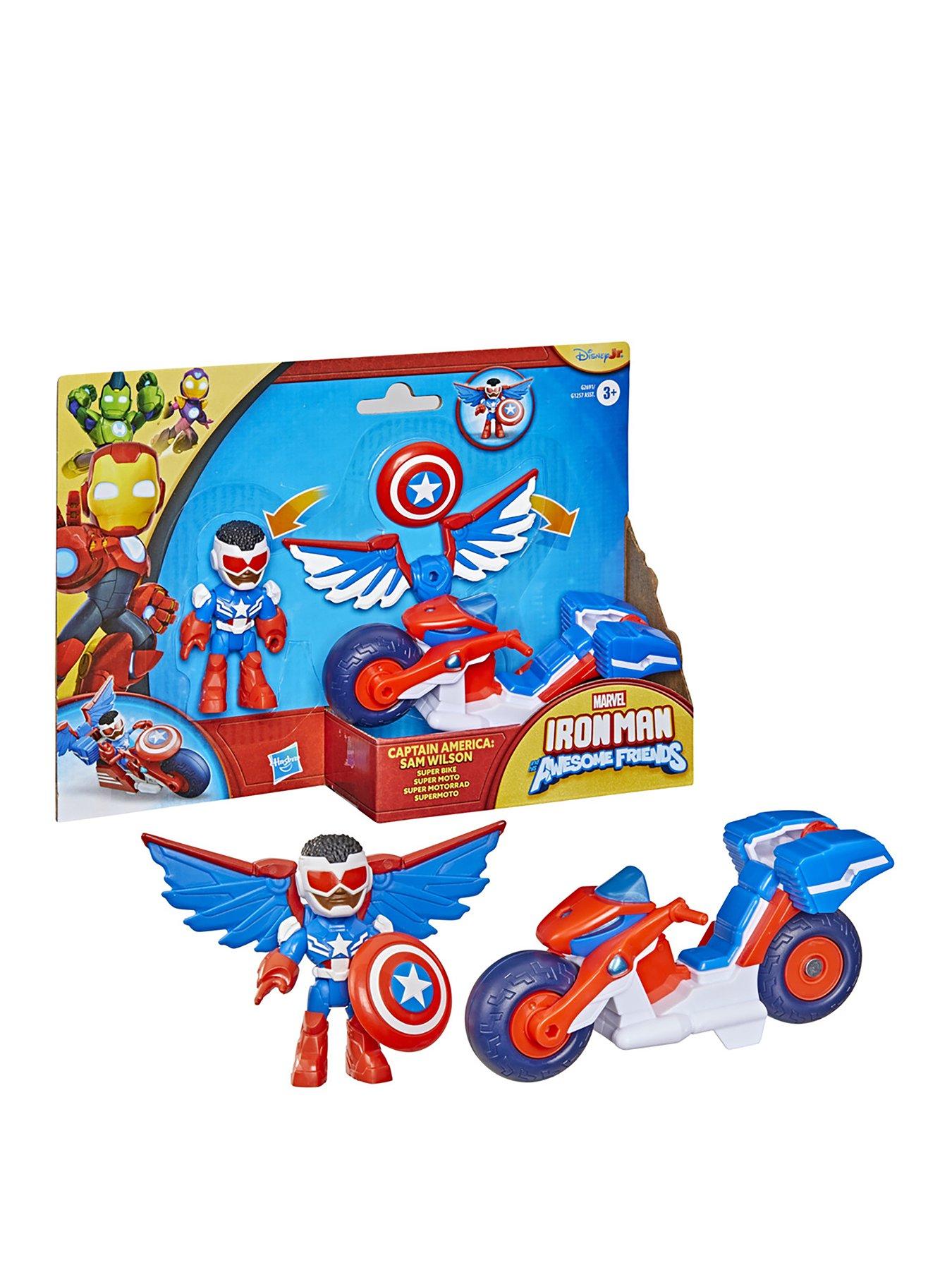 Iron Man and His Awesome Friends Captain America Super Bike