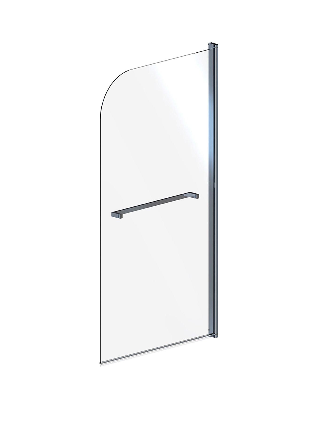 Living and Home 180 Degree Rotation Over Bath Shower Screen | Very