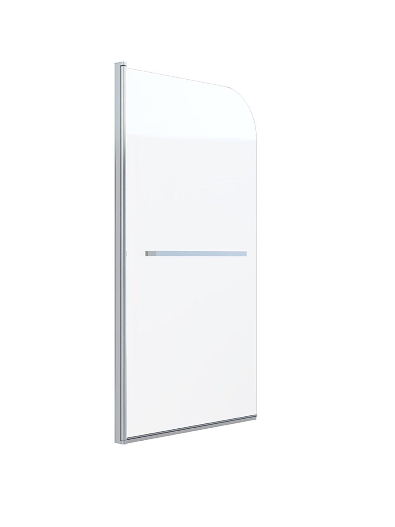 Living and Home 180 Degree Rotation Over Bath Shower Screen | Very