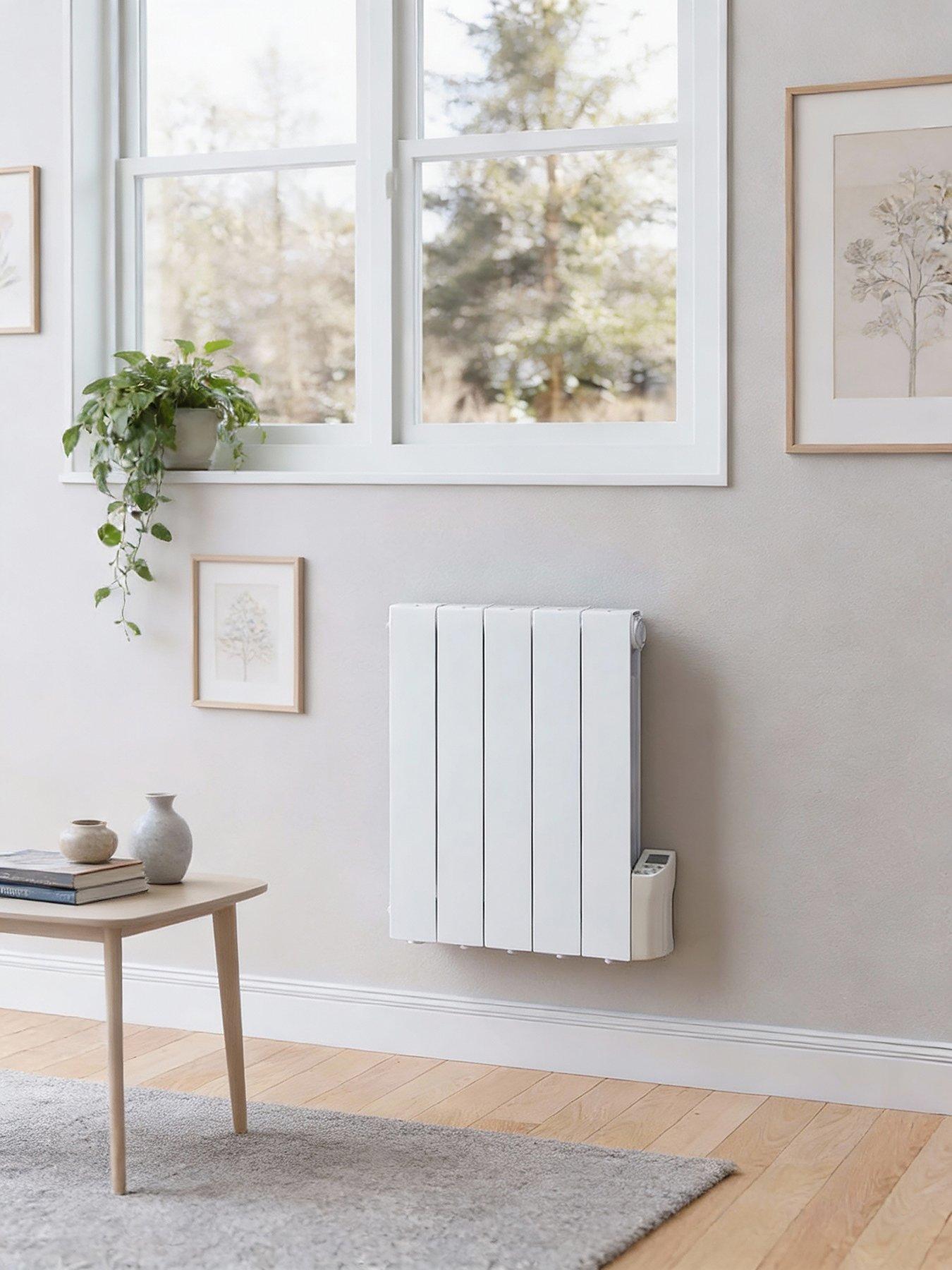 Living and Home 5 Fins 900w Electric Oil Filled Radiator Space Heater ...