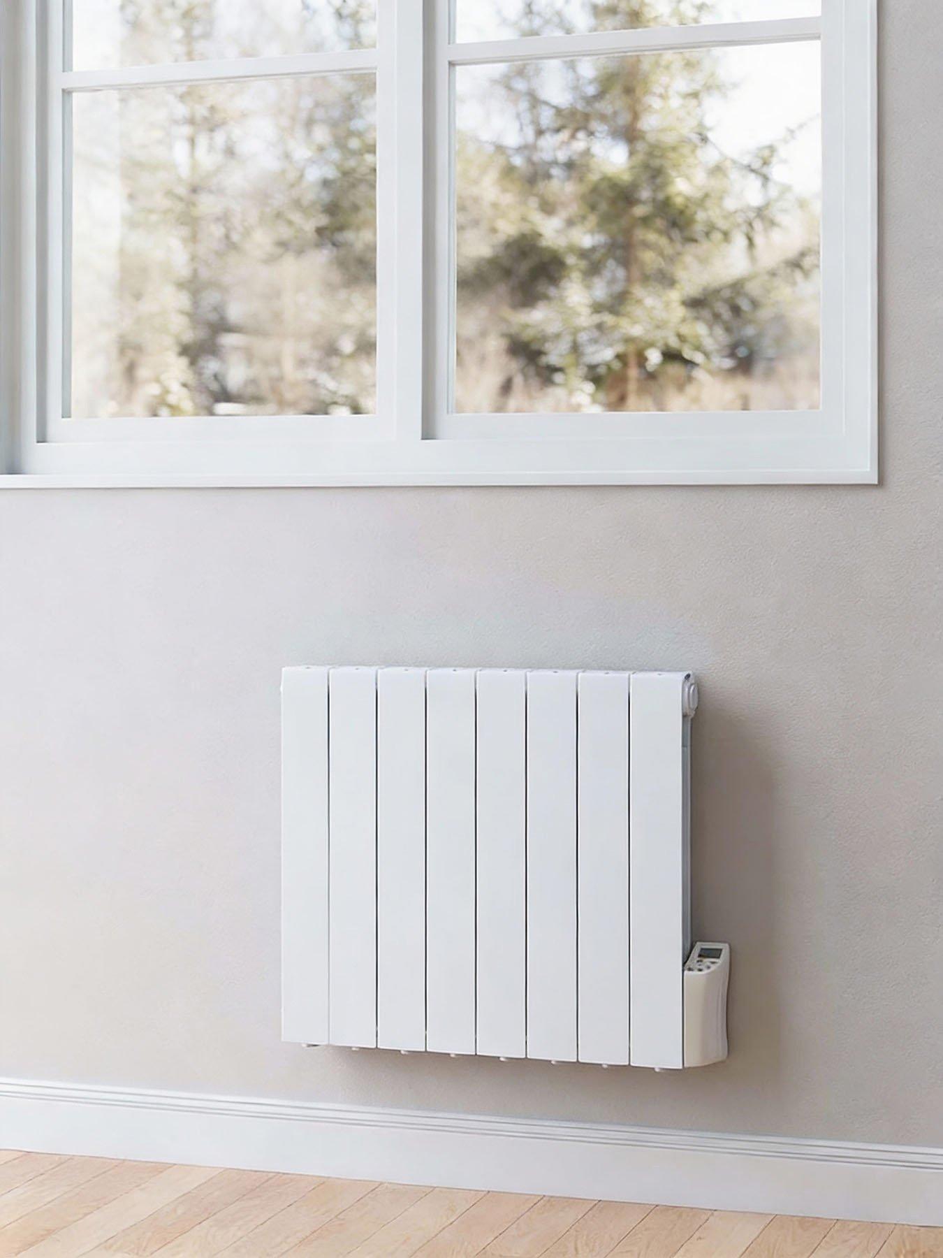 Living and Home 8 Fins 1200w Electric Oil Filled Radiator Space Heater ...