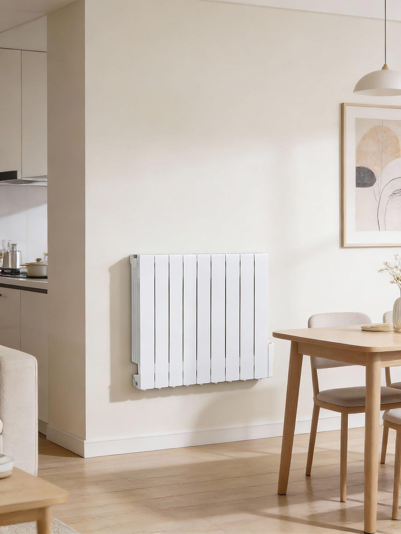 Living and Home 9 Fins 1500w Electric Oil Filled Radiator Space Heater ...