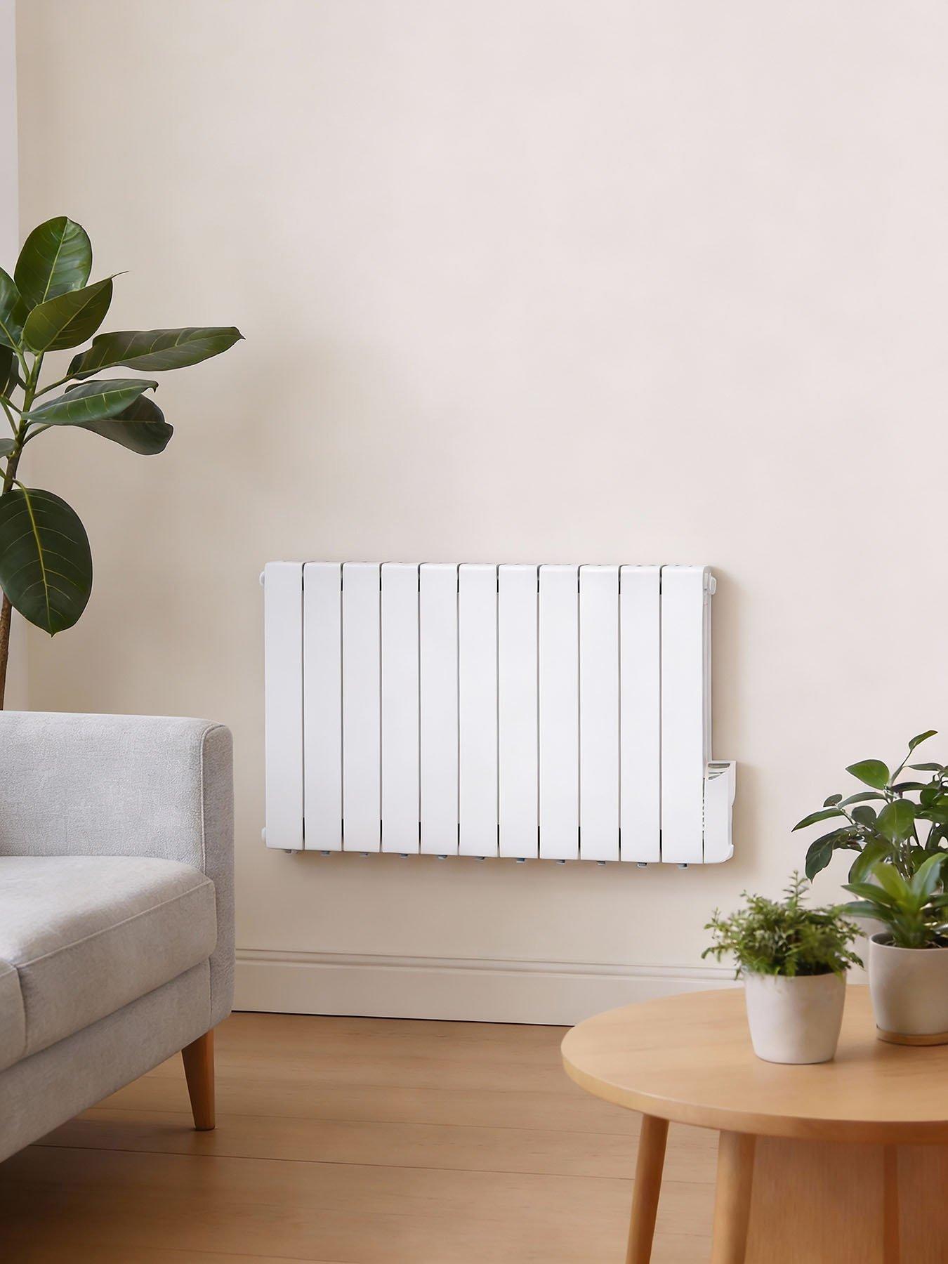 Living and Home 11 Fins 1800w Electric Oil Filled Radiator Space Heater ...