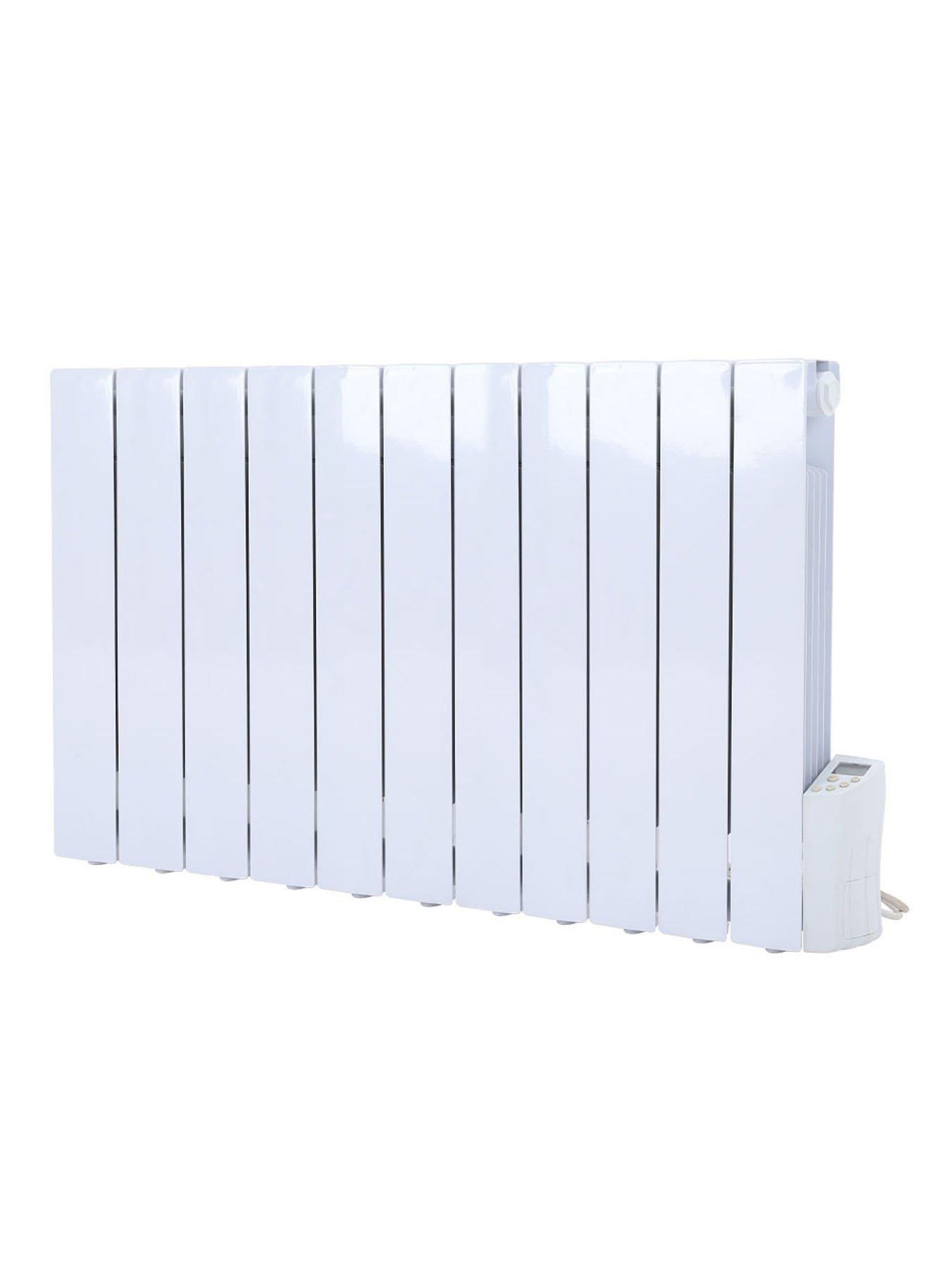 Living and Home 11 Fins 1800w Electric Oil Filled Radiator Space Heater ...