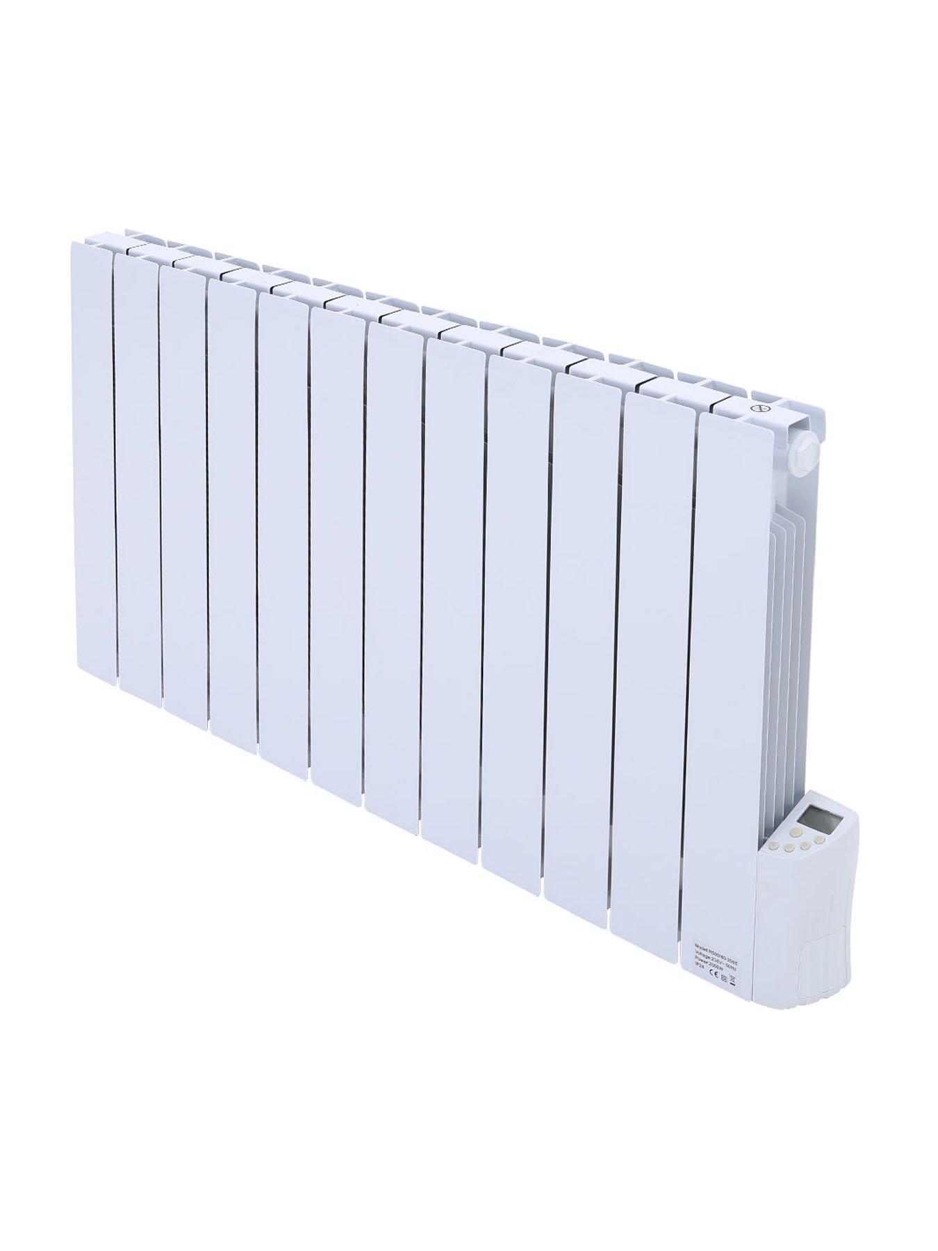 Living and Home 12 Fins 2000w Electric Oil Filled Radiator Space Heater ...