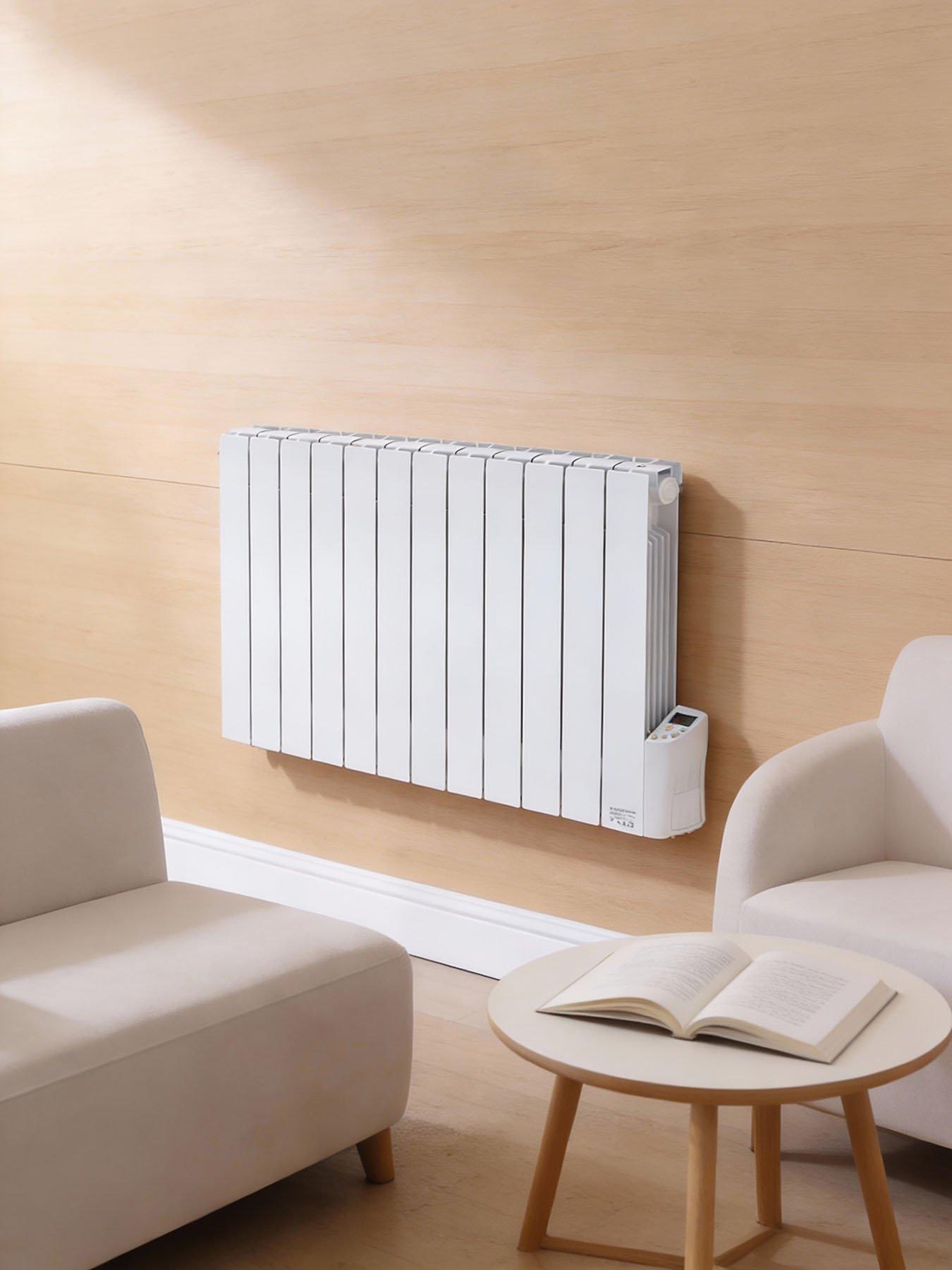Living and Home 12 Fins 2000w Electric Oil Filled Radiator Space Heater ...