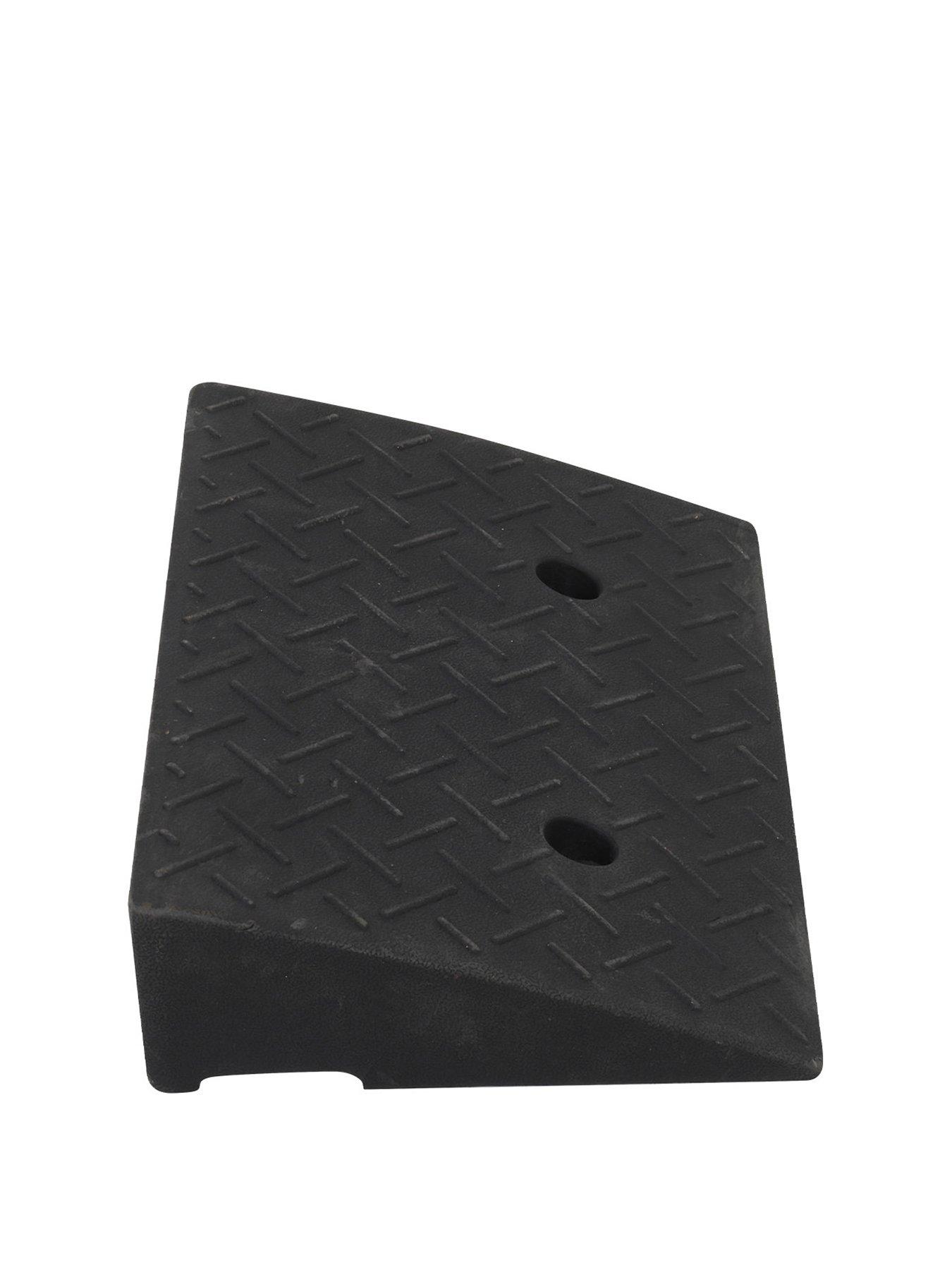 Living and Home 2 PCS Portable Rubber Kerb Ramps 11cm H | Very