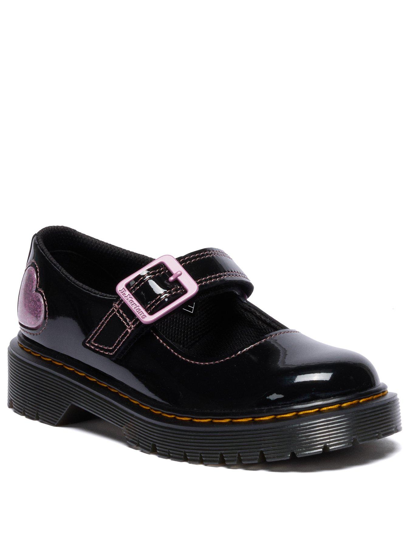 Image 2 of 7 of Dr Martens Junior Mary Jane Bex Patent Shoe - Black Lamper