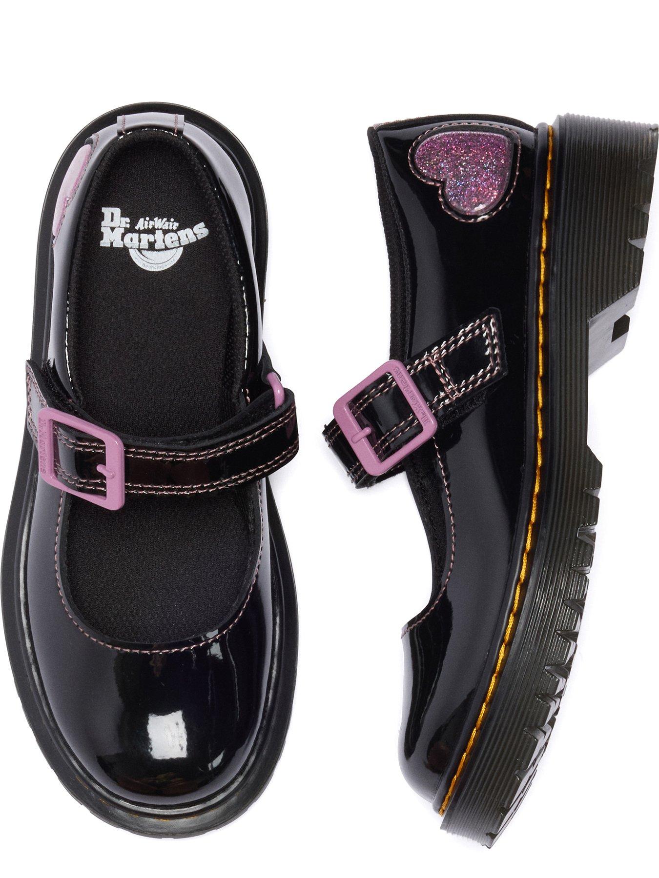 Image 4 of 7 of Dr Martens Junior Mary Jane Bex Patent Shoe - Black Lamper