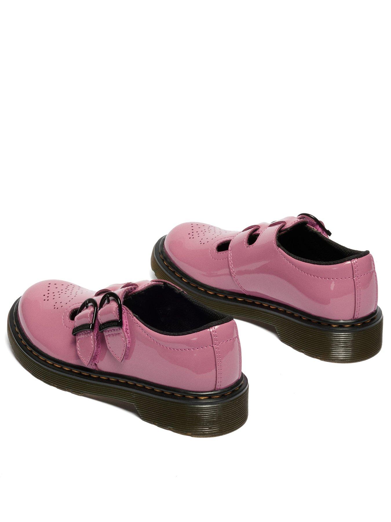 Image 3 of 7 of Dr Martens Junior 8065 T-bar Patent Leather Shoe - Pink