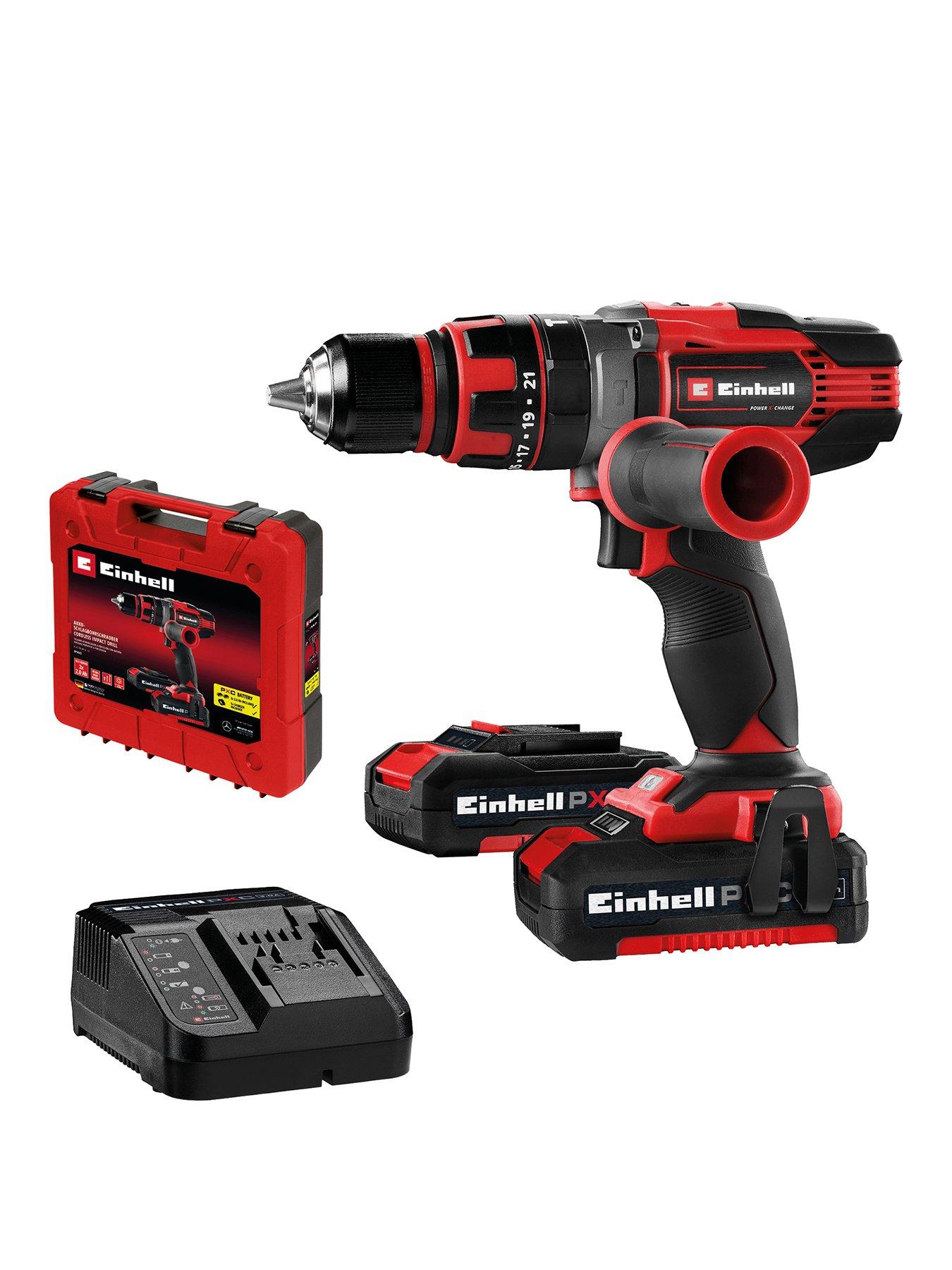 Image 1 of 8 of Einhell PXC 18V 48Nm Combi Drill Kit 2 x 2Ah batteries