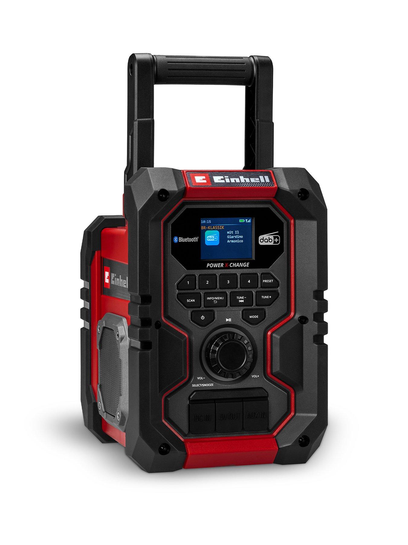 Einhell PXC 18V DAB BT Site Radio, Body Only