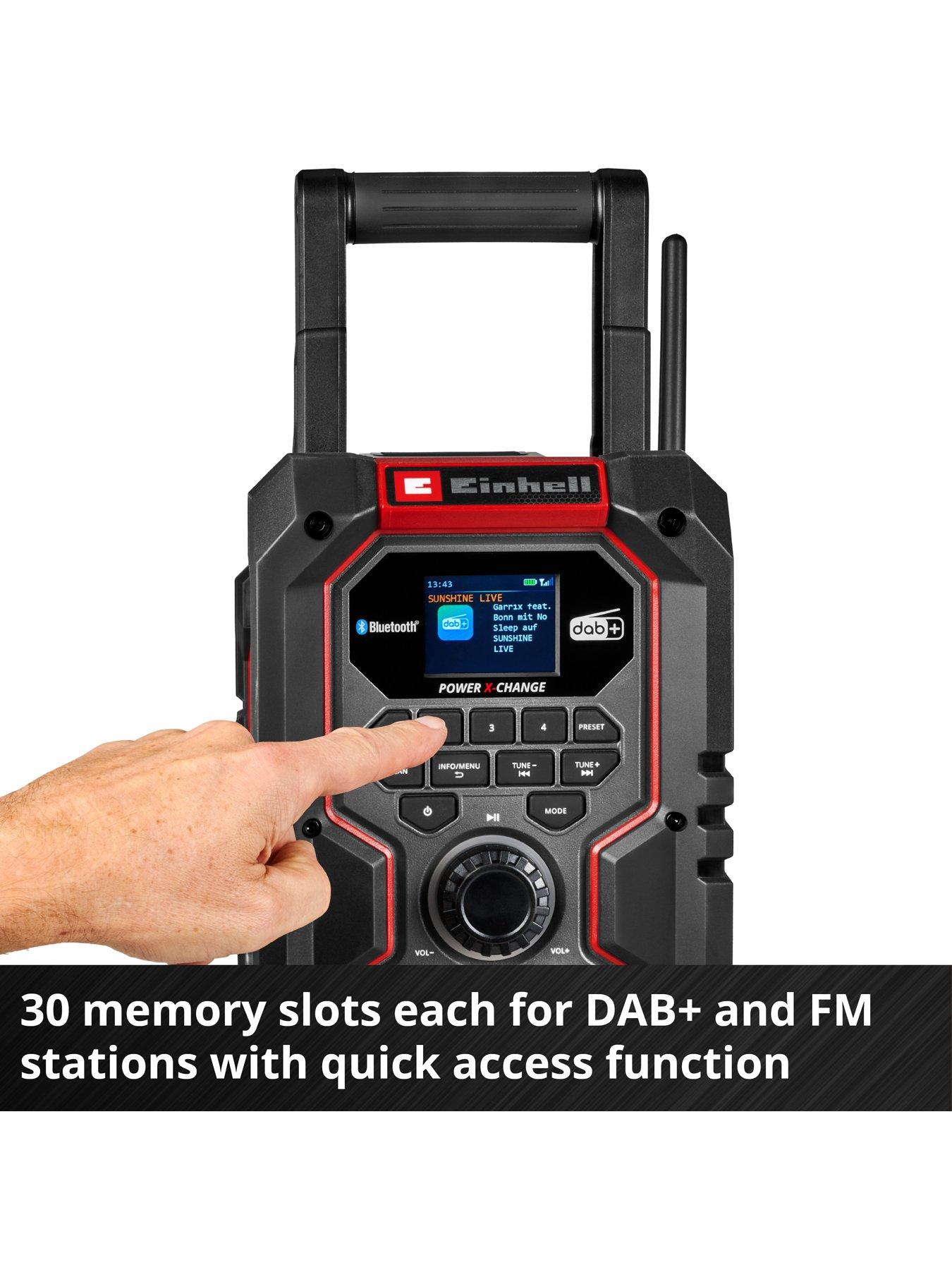 Image 4 of 8 of Einhell PXC 18V DAB BT Site Radio, Body Only