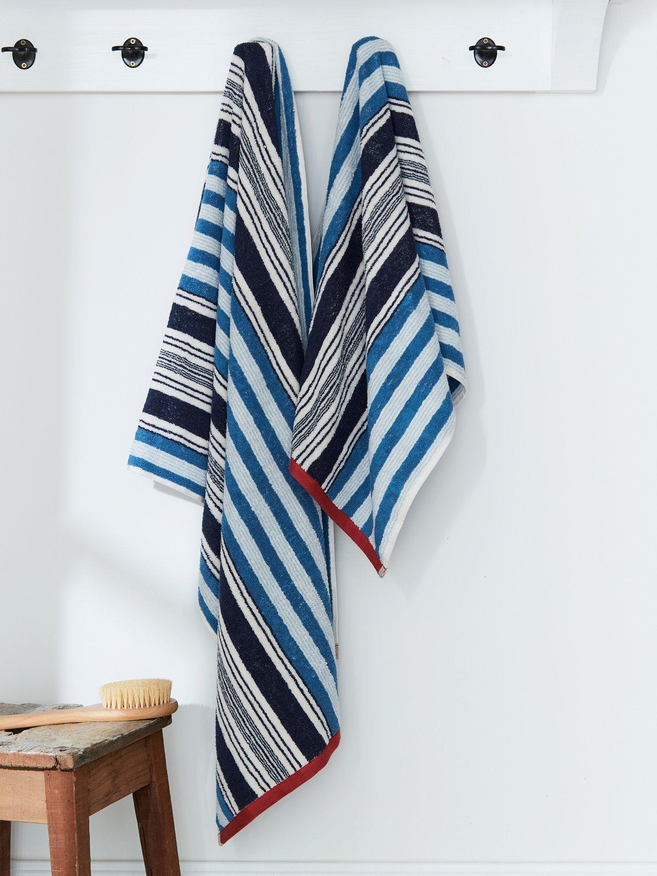 Image 1 of 3 of Helena Springfield Beach House Stripe Towel Collection