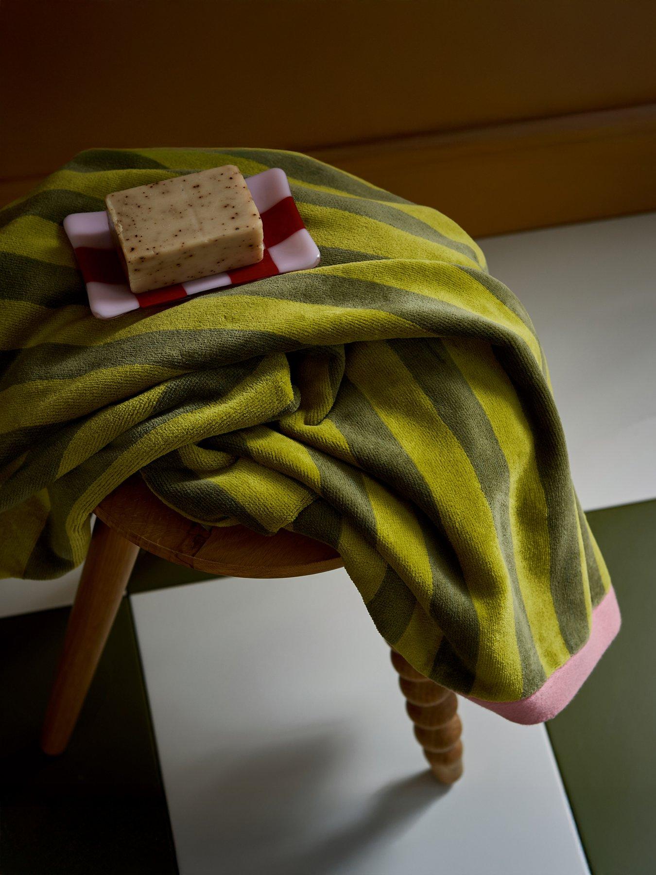 land-shore-grass-stripe-towel-collection-multi