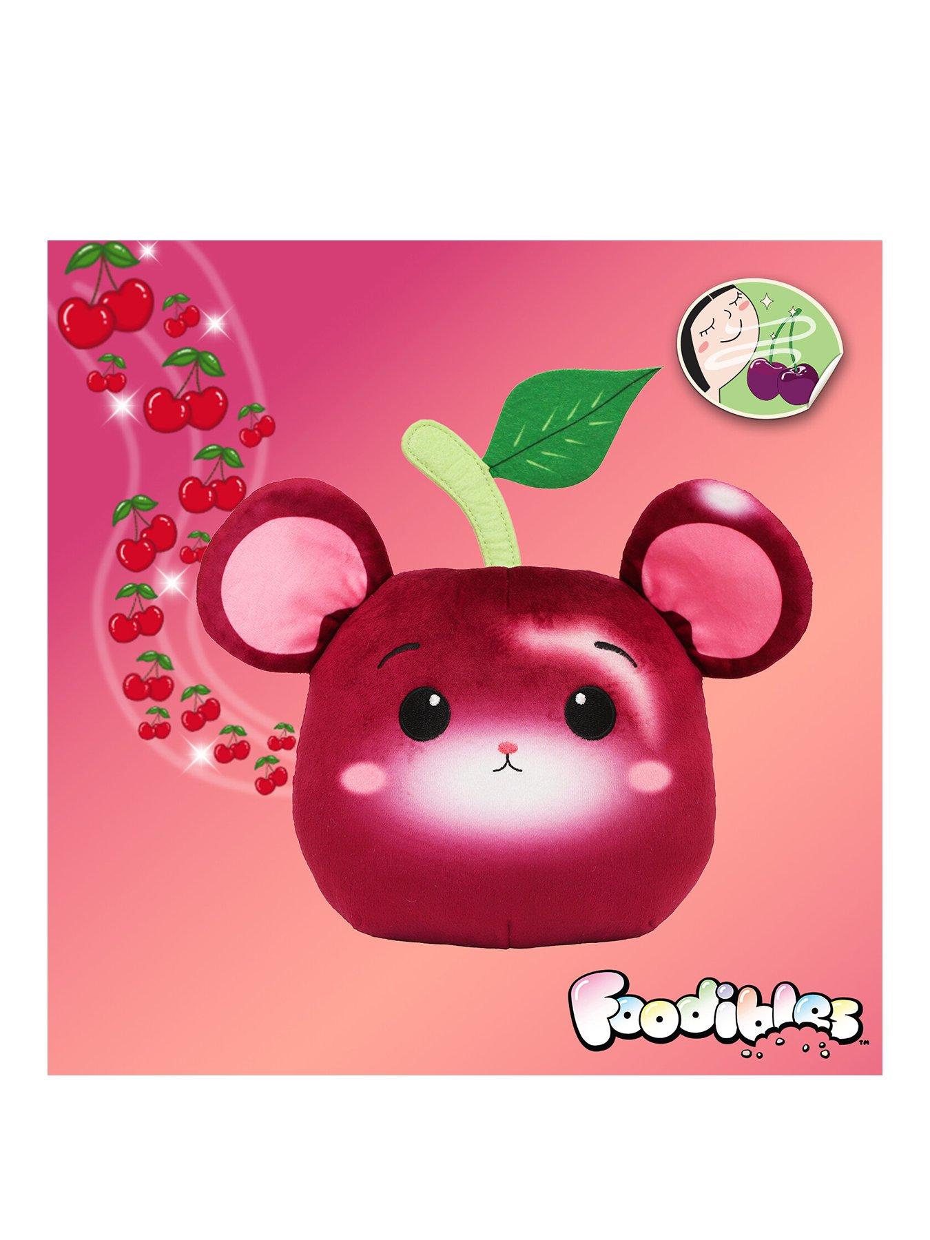 Foodibles Series 2 Large Scented Plushies Cherry Mouse