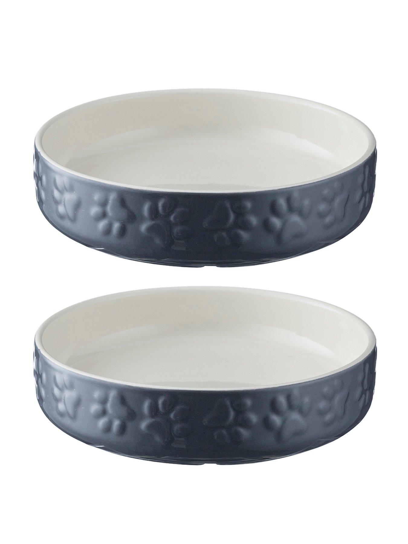 Image 2 of 5 of Mason Cash Colour Mix Grey Set Of 2 Cat Saucers 13Cm