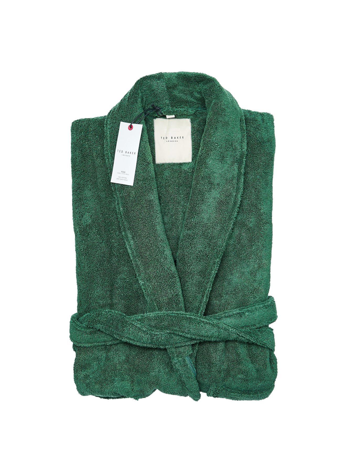 Ted Baker P/dye Robe Sml/med Forest Green | Very