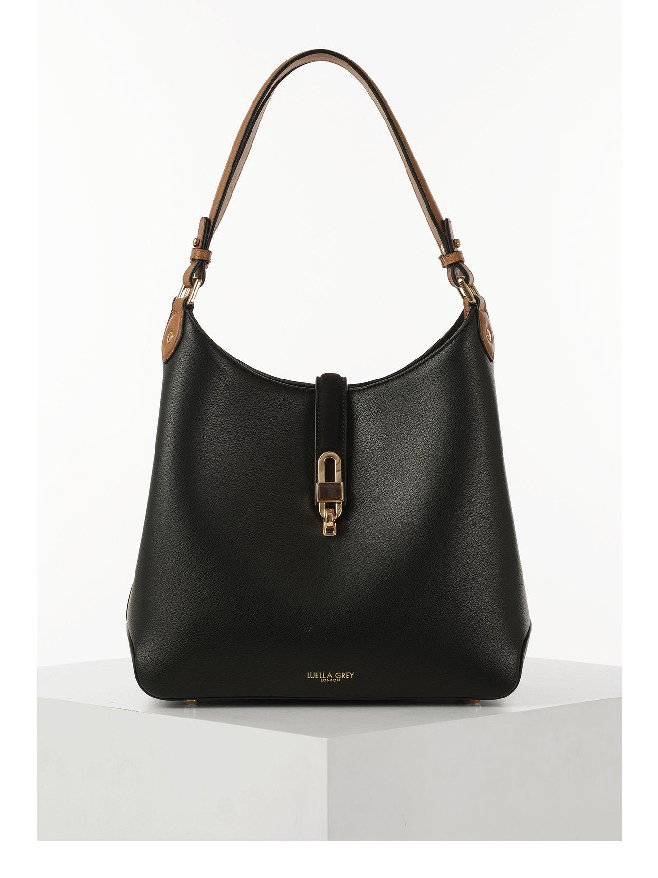 Image 2 of 6 of Luella Grey Romany Hobo Tote In Black