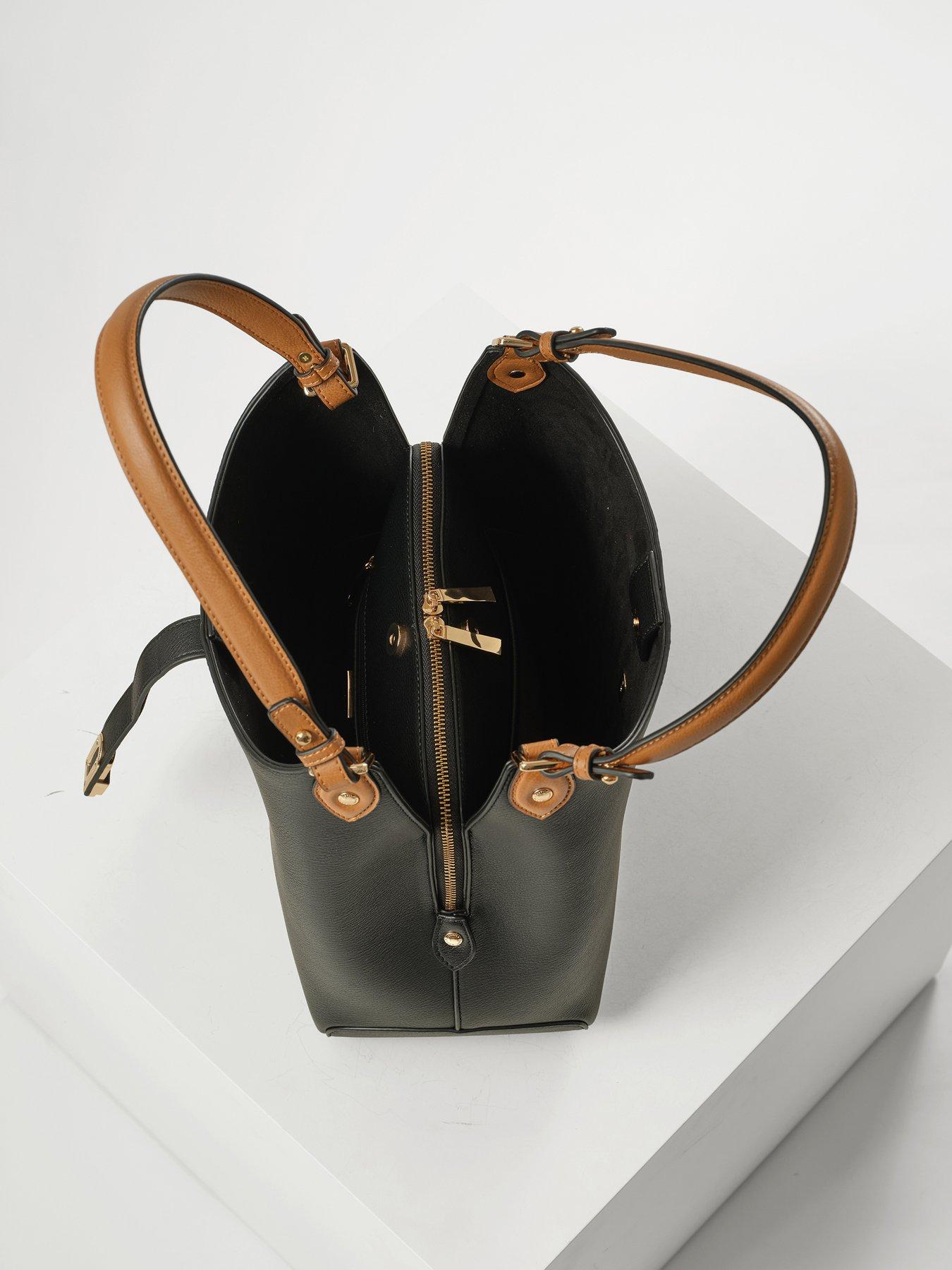 Image 4 of 6 of Luella Grey Romany Hobo Tote In Black