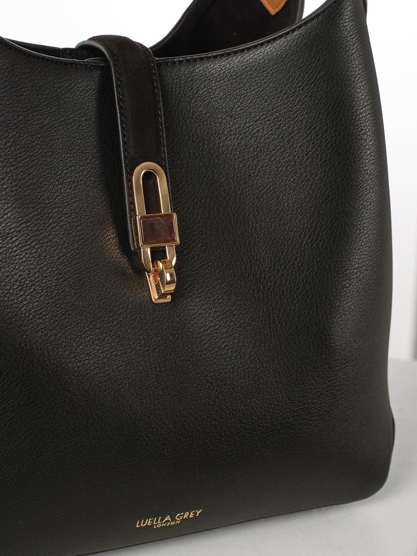 Image 5 of 6 of Luella Grey Romany Hobo Tote In Black