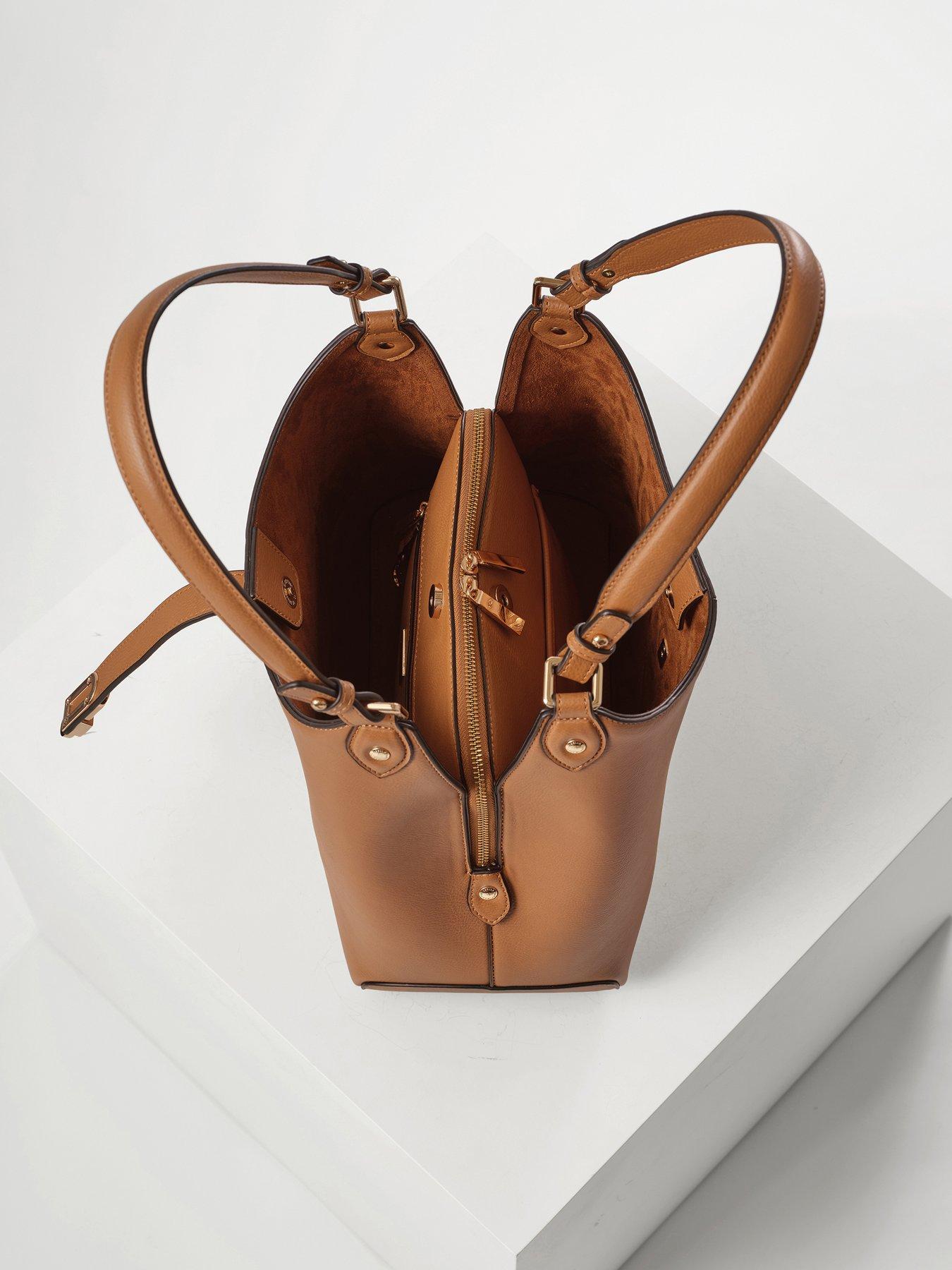 Image 4 of 5 of Luella Grey Romany Camel Hobo Tote
