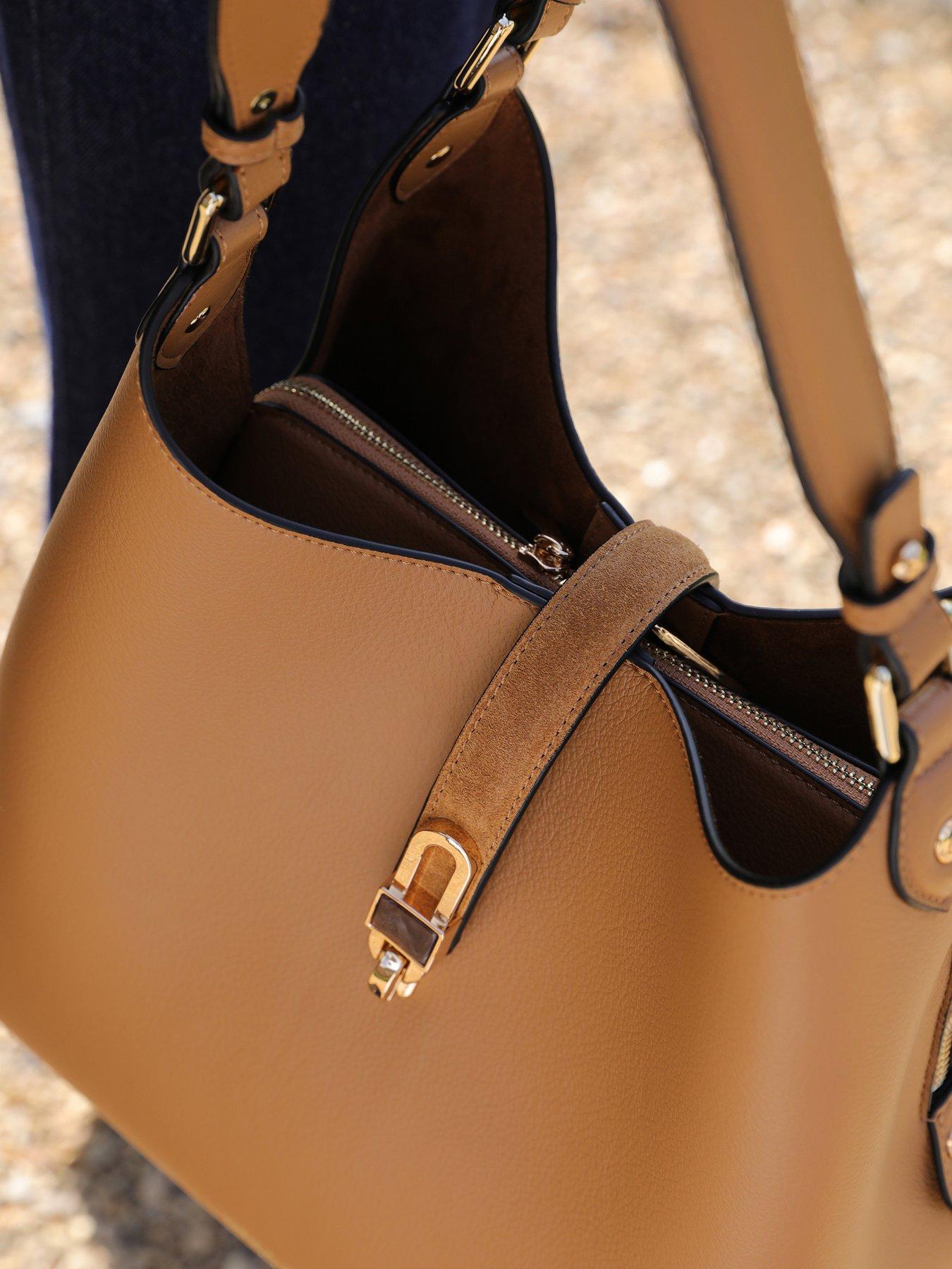 Image 5 of 5 of Luella Grey Romany Camel Hobo Tote