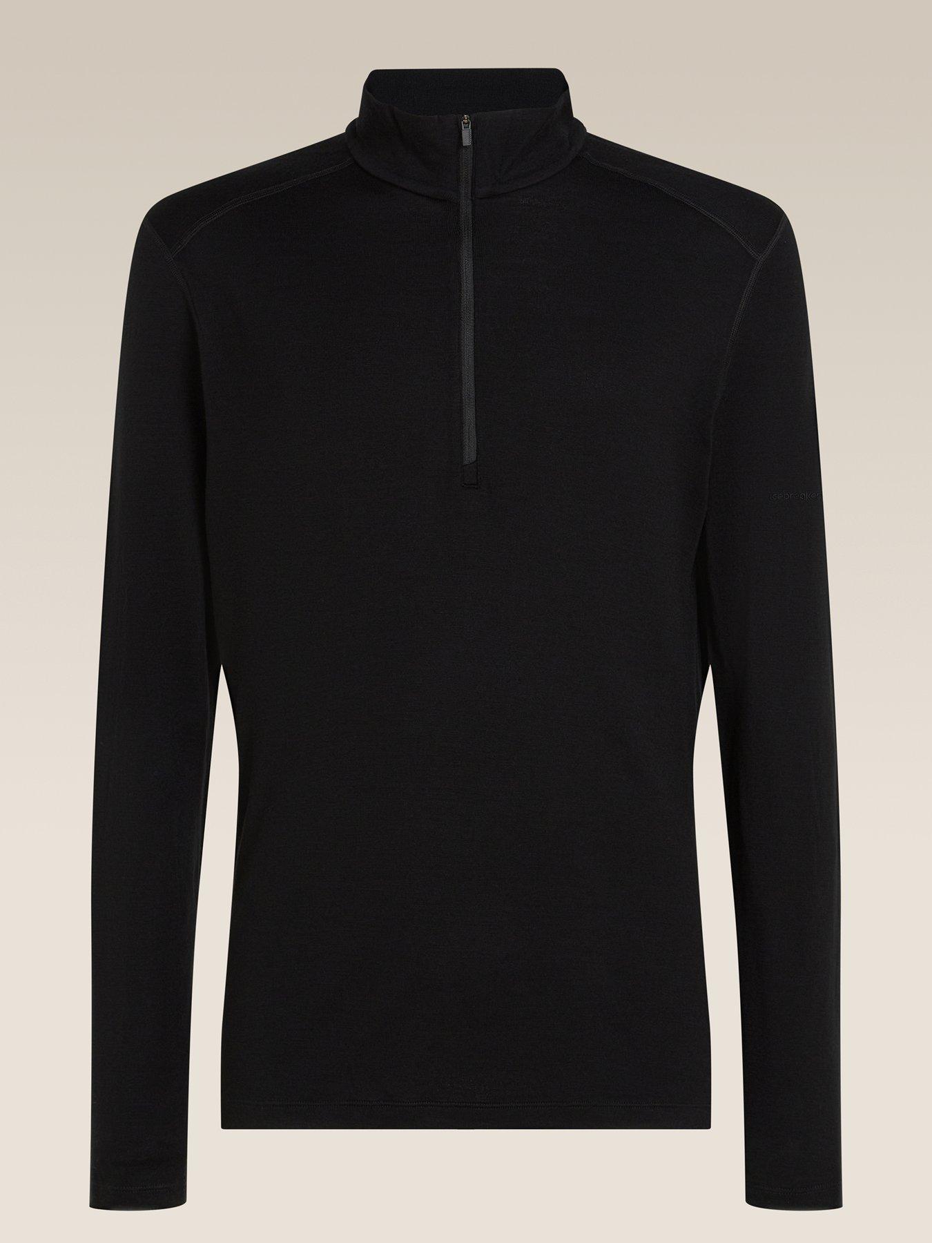 Image 3 of 3 of Icebreaker Mens Merino 260 Tech 1/2 Zip Top - Black