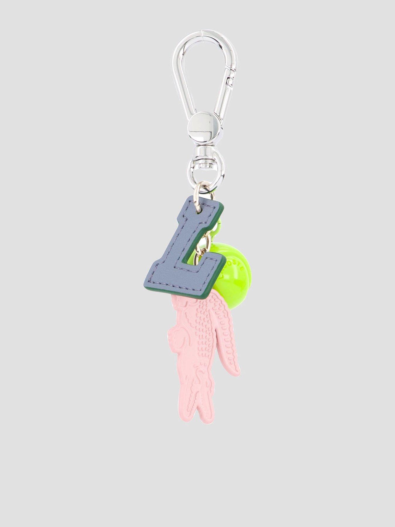 Image 1 of 4 of Lacoste Bag Charm - Pink