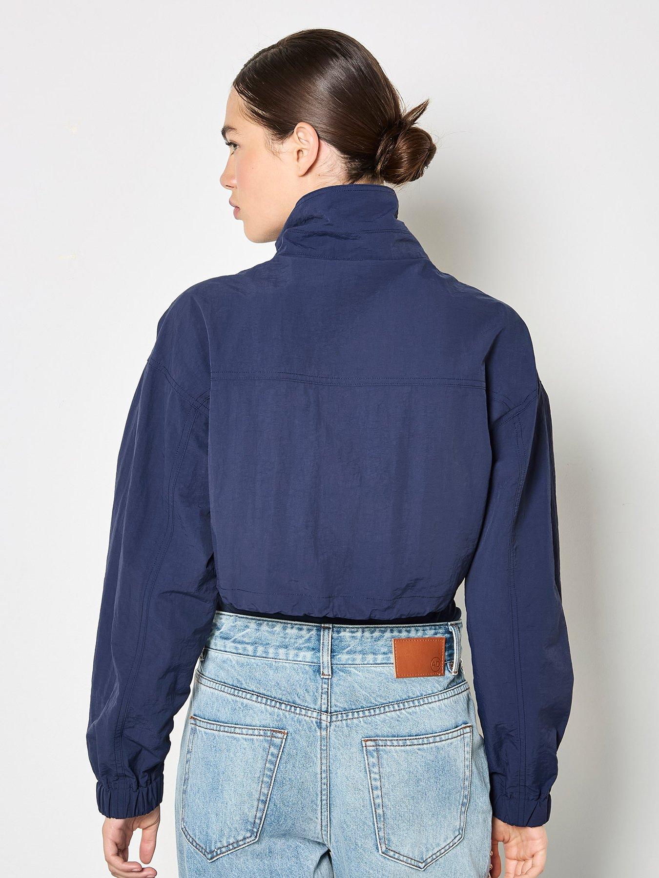 Apricot Sporty Cropped Jacket - Blue | Very