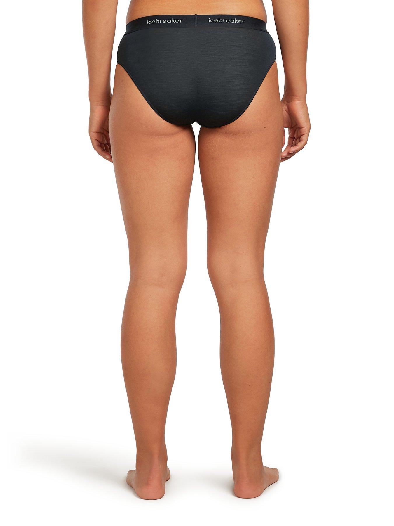 Icebreaker Womens Merino 125 Cool-lite Sprite Hipster Briefs - Black