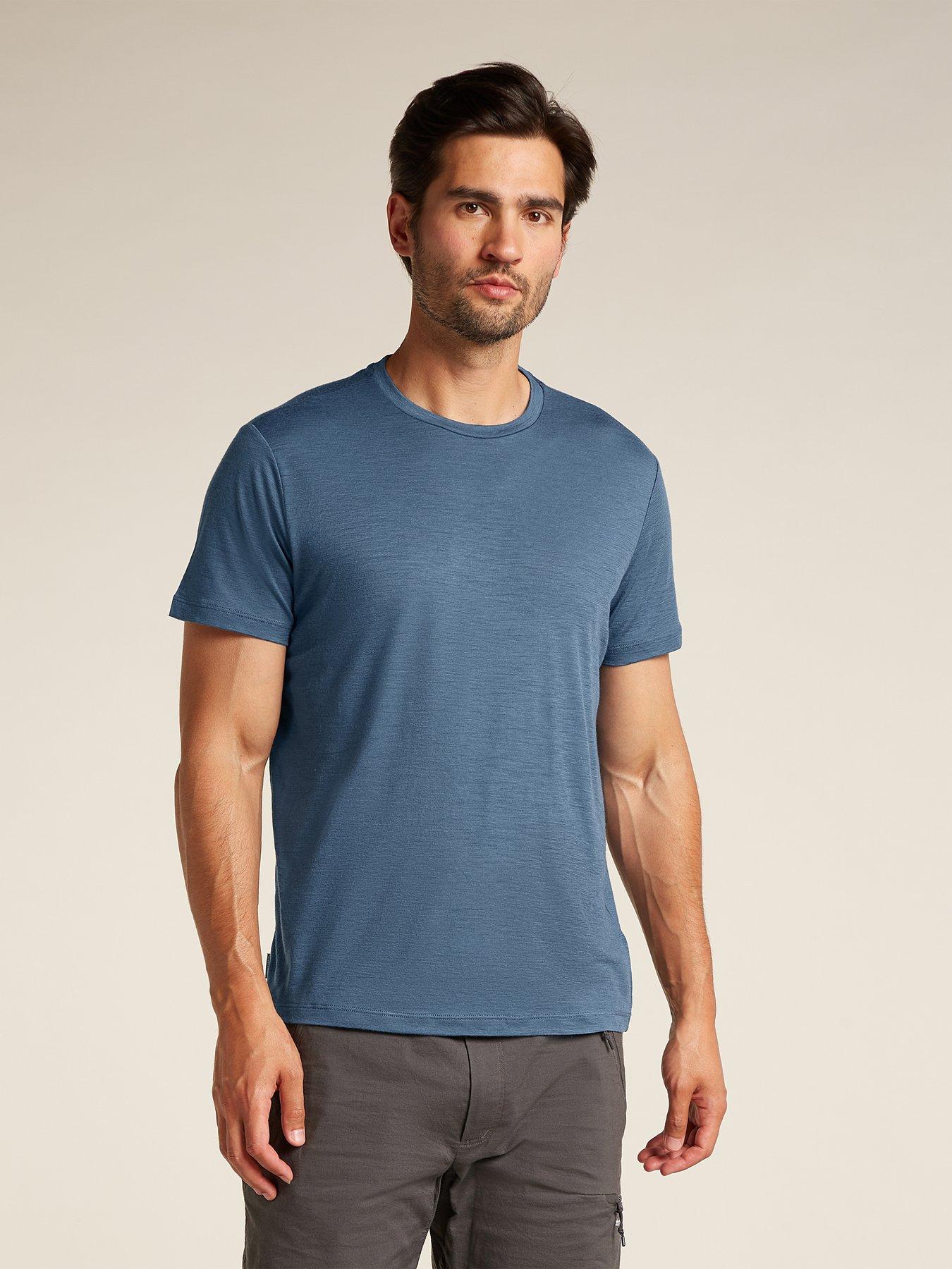 Icebreaker: Mens Merino 150 Tech Lite T-Shirt - Blue