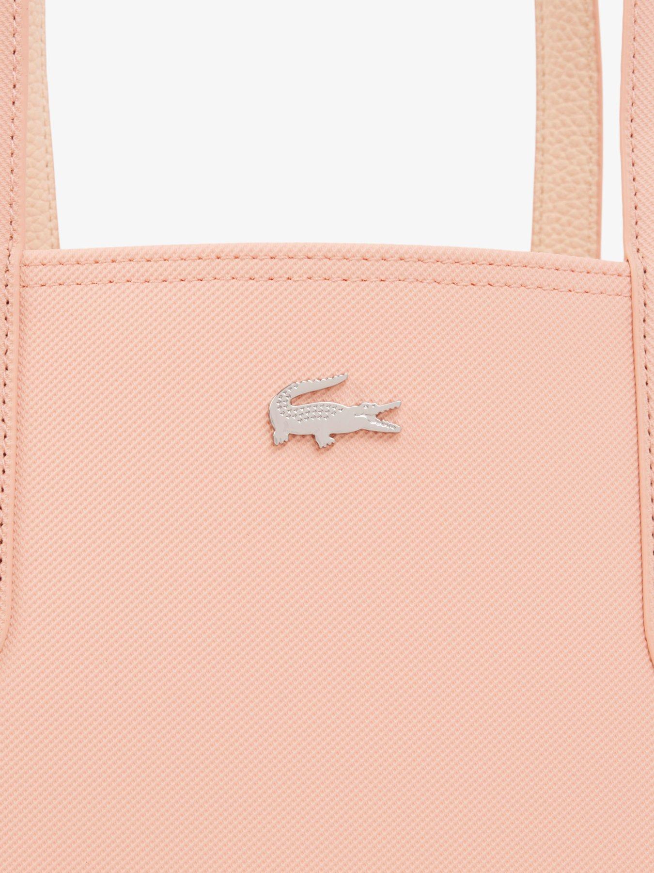 Image 2 of 4 of Lacoste Anna Reversible Tote With Pouch - Pink