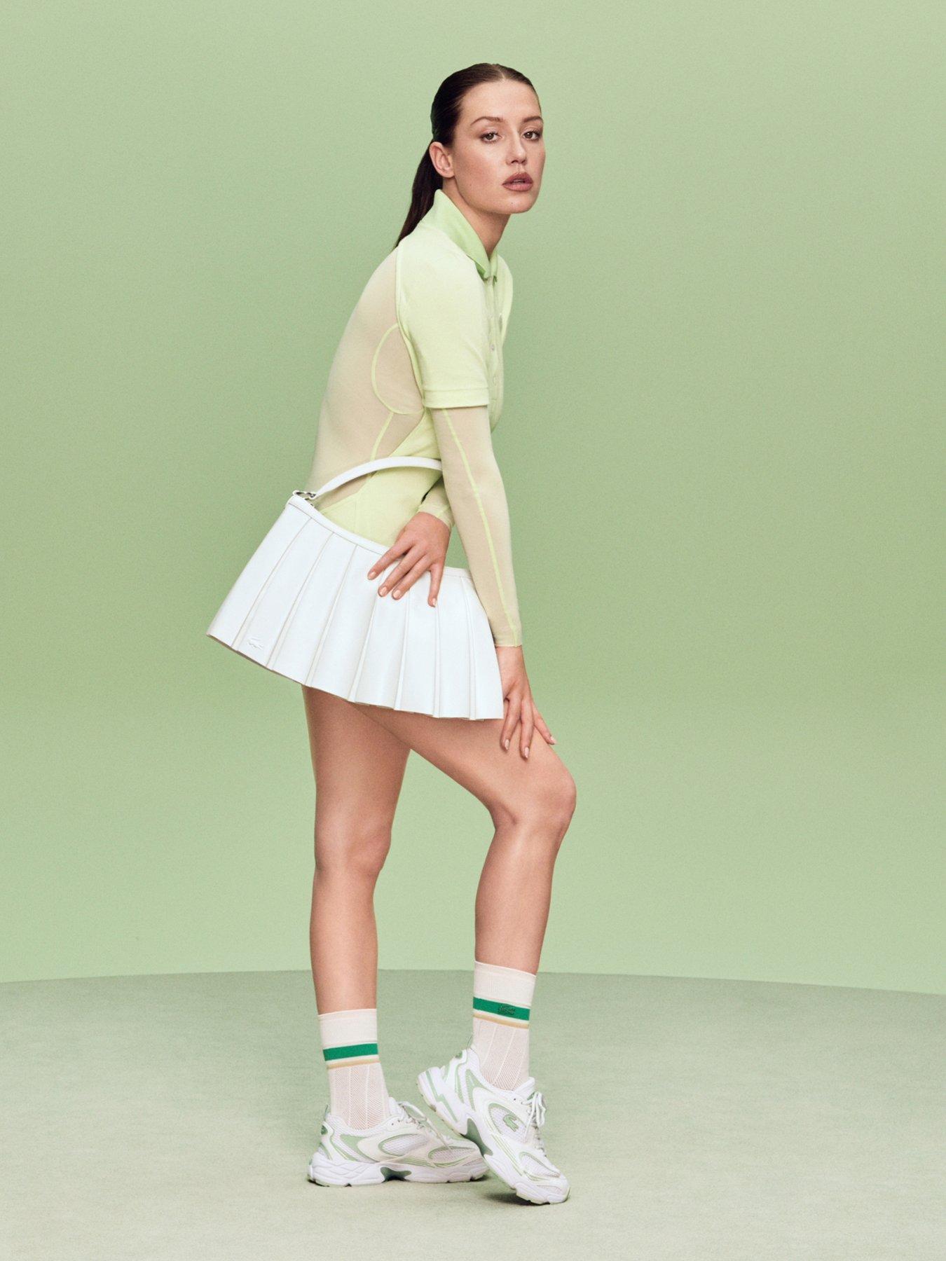 Image 2 of 5 of Lacoste Large Leglen Pleated Bag