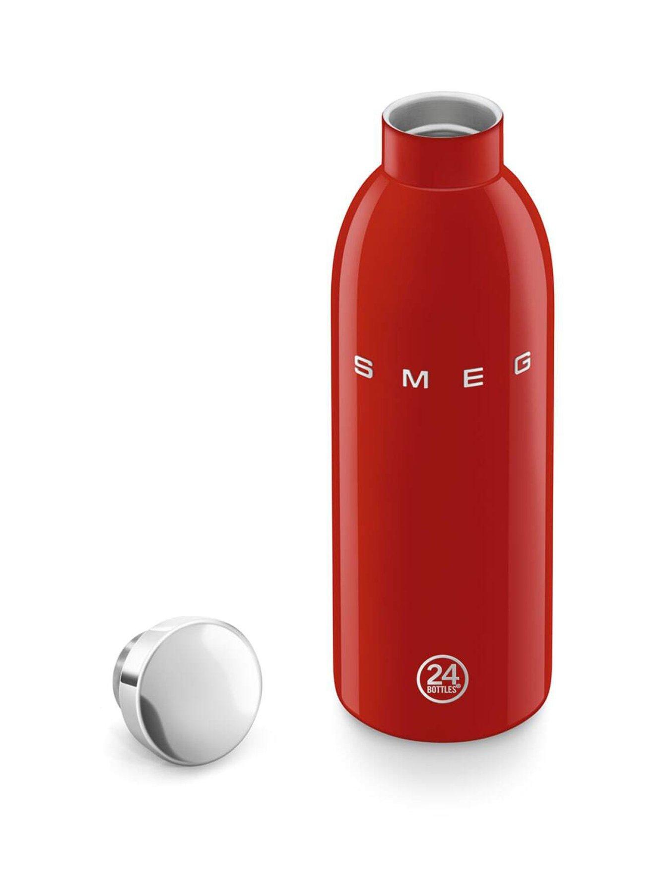Image 2 of 6 of Smeg X 24bottles Lightweight And Leakproof Clima Bottle, Stainless Steel, 500ml, Red