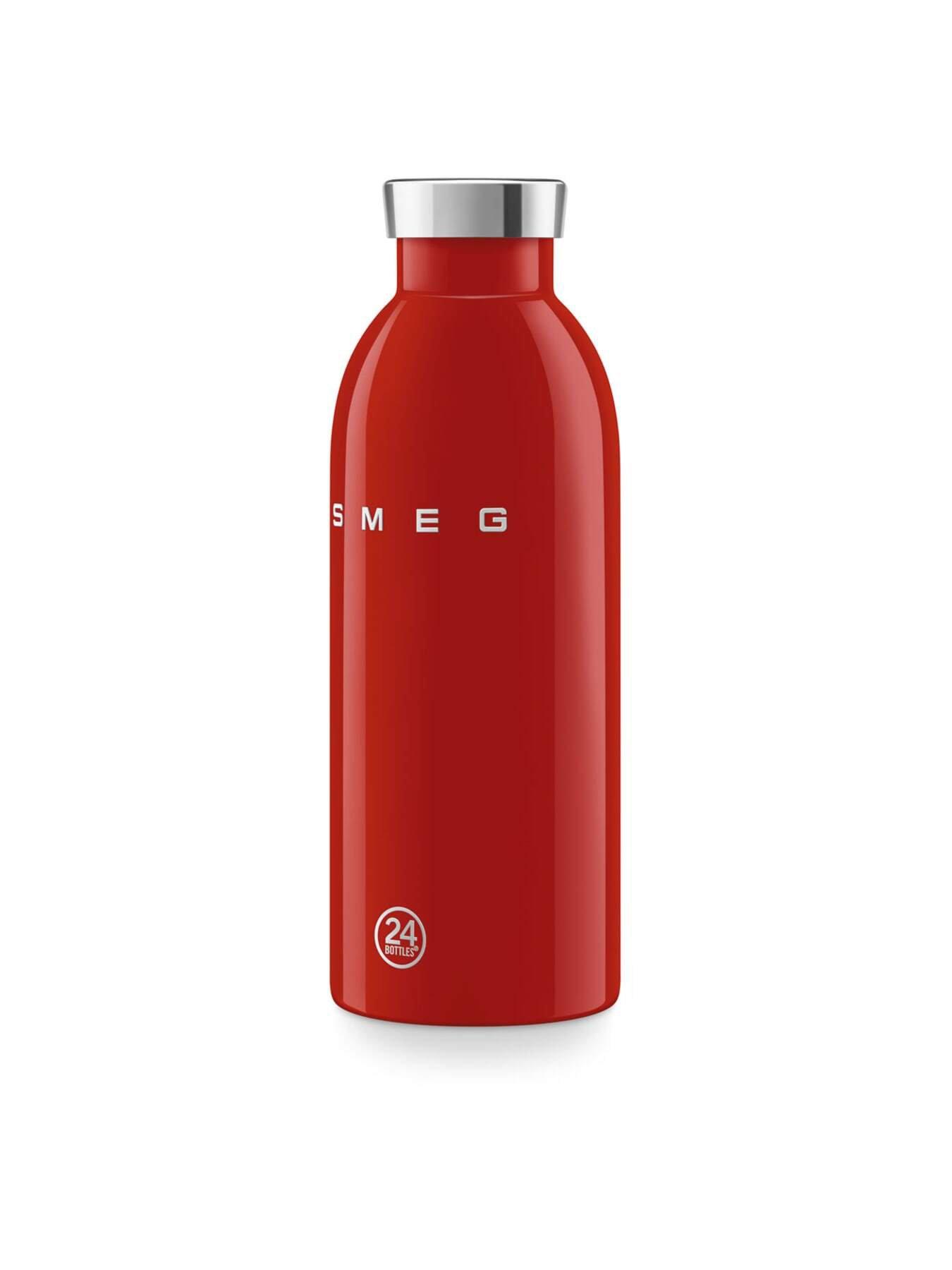 Image 4 of 6 of Smeg X 24bottles Lightweight And Leakproof Clima Bottle, Stainless Steel, 500ml, Red