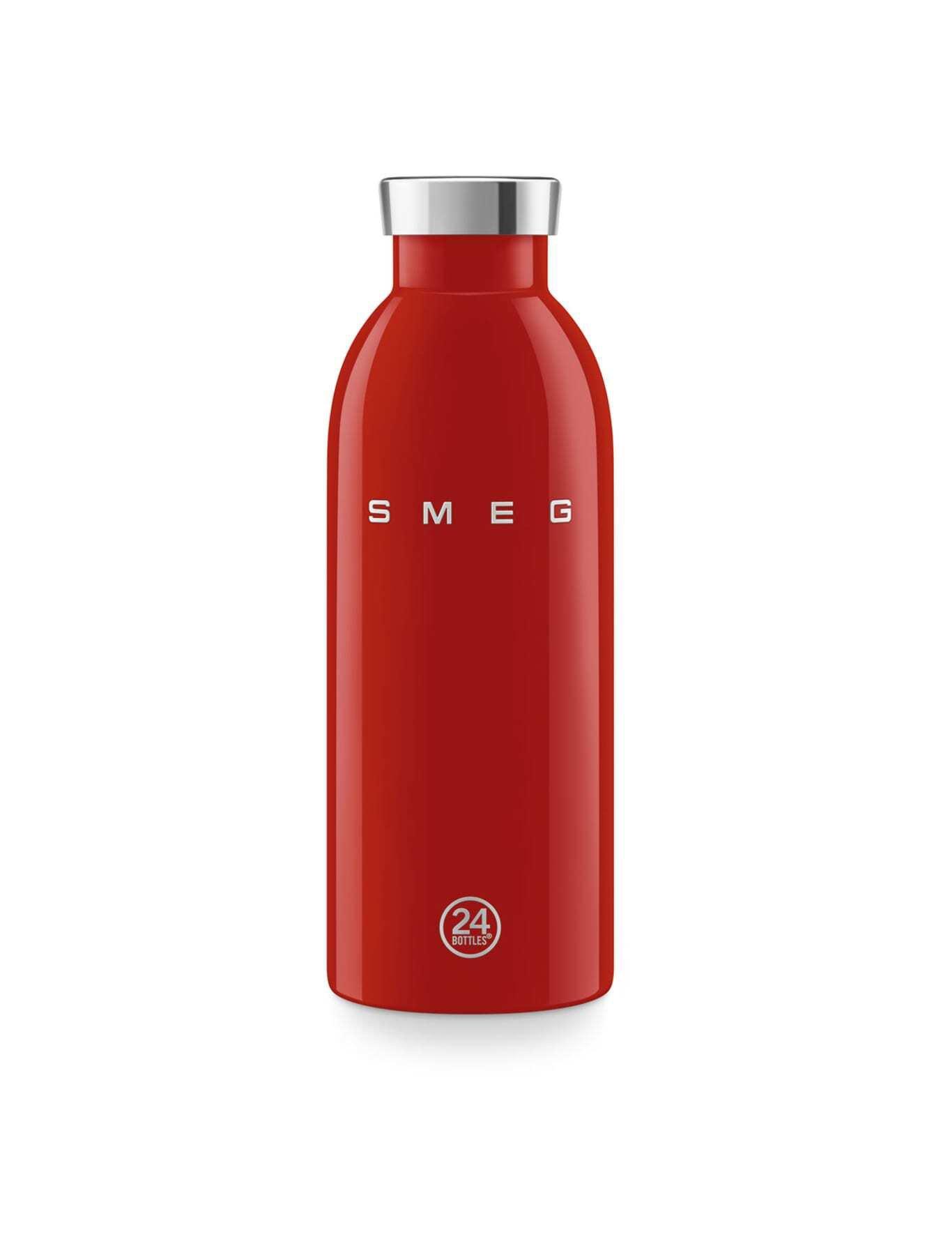 Image 6 of 6 of Smeg X 24bottles Lightweight And Leakproof Clima Bottle, Stainless Steel, 500ml, Red