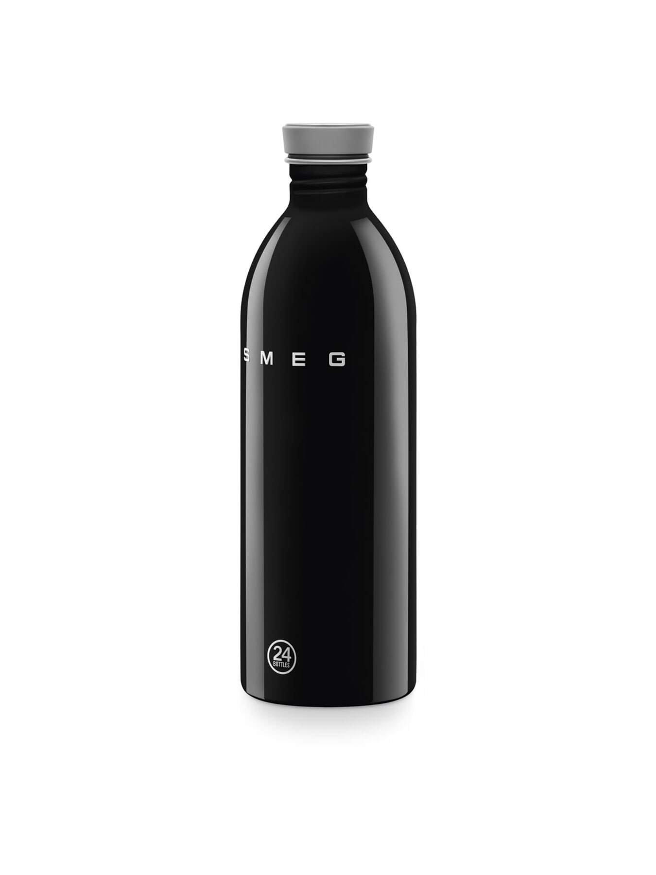 Image 4 of 6 of Smeg 24Bottles Lightweight And Leakproof Urban Bottle, Stainless Steel, 1l, Black